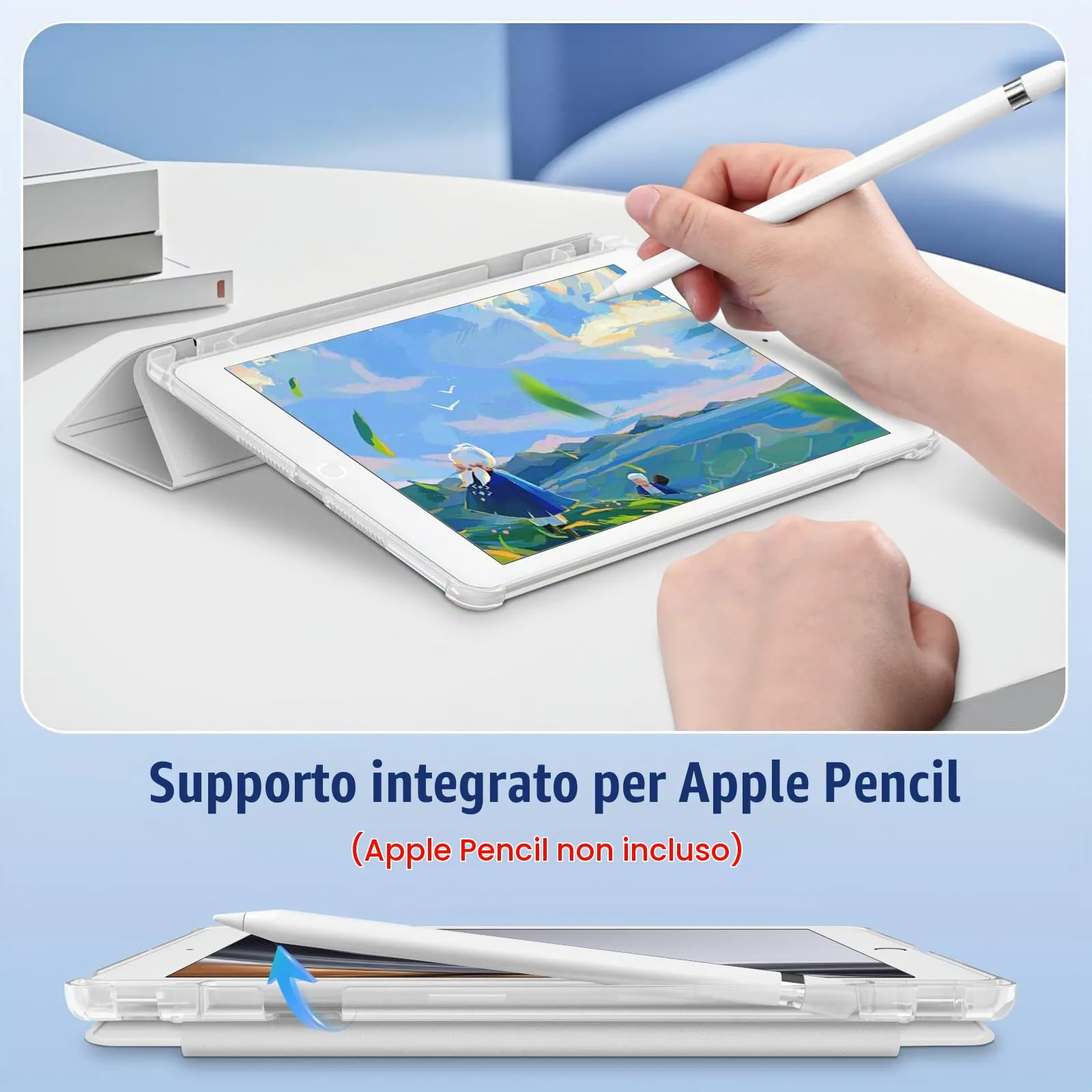 FINTIE Cover per iPad 10.2 Pollici (7ª/8ª/9ª Generazione, 2019/2020/2021) - immagine 6