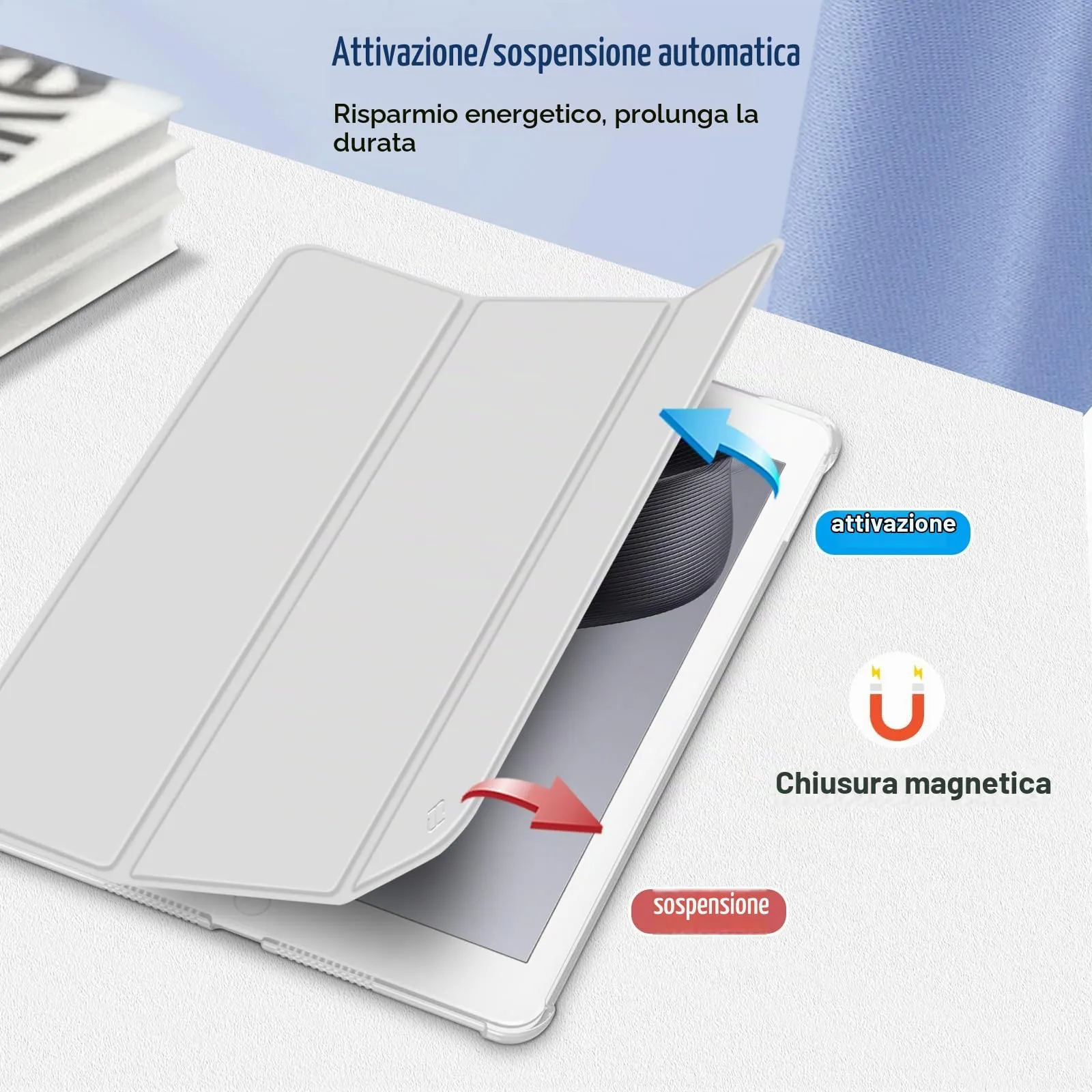 FINTIE Cover per iPad 10.2 Pollici (7ª/8ª/9ª Generazione, 2019/2020/2021) - immagine 8