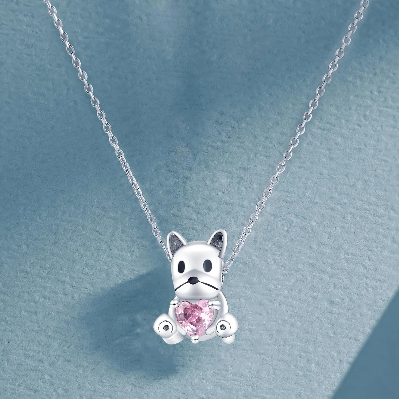 Symretie Bead Charm Ciondolo Argento Sterling 925 con Cubic Zirconia per Braccialetti e Collane Europei - immagine 8