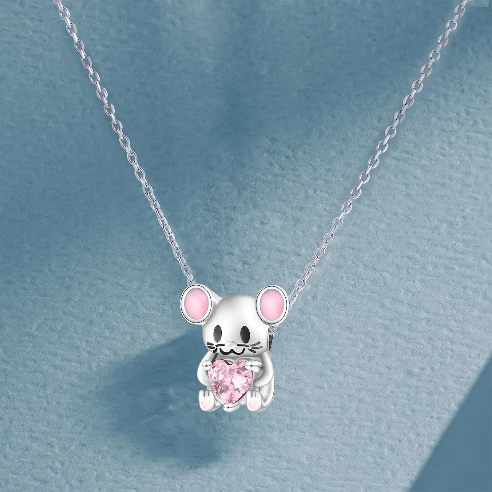 Symretie Ciondolo in Argento Sterling 925 con Cubic Zirconia per Braccialetti e Collane European Style - immagine 8