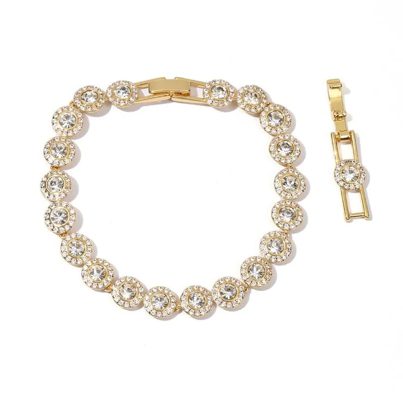 Collana e Braccialetto Angelic in Oro 18 Carati con Cristallo Trasparente, Oro Giallo - immagine 2