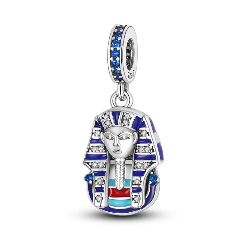 Symretie Bead Charm Ciondolo Argento Sterling 925 con Cubic Zirconia per Braccialetti e Collane Europei - immagine 1