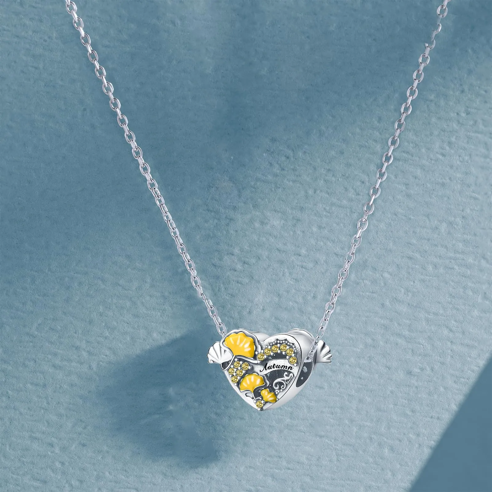 Symretie Bead Charm Ciondolo Argento Sterling 925 con Cubic Zirconia per Braccialetti e Collane Europei - immagine 5