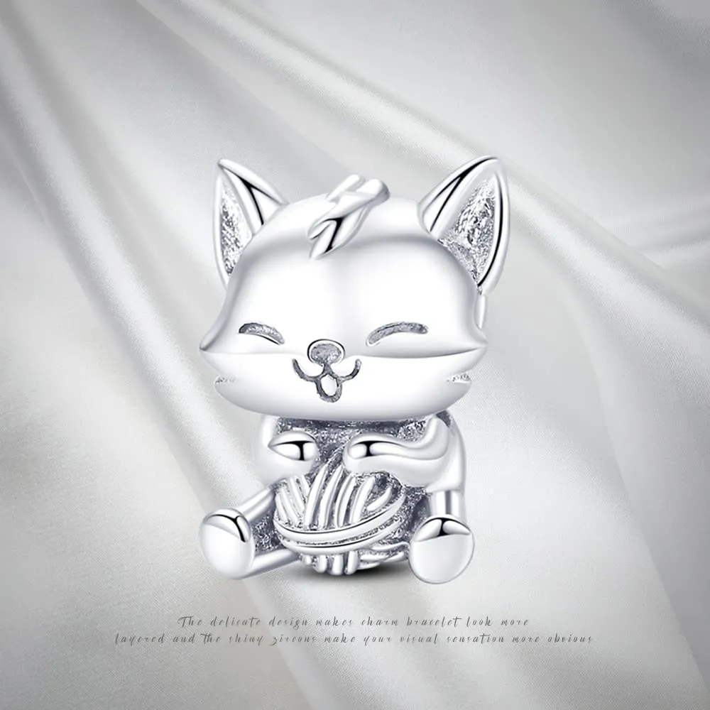 Symretie Bead Charm Ciondolo Argento Sterling 925 con Cubic Zirconia per Braccialetti e Collane Europee - immagine 2
