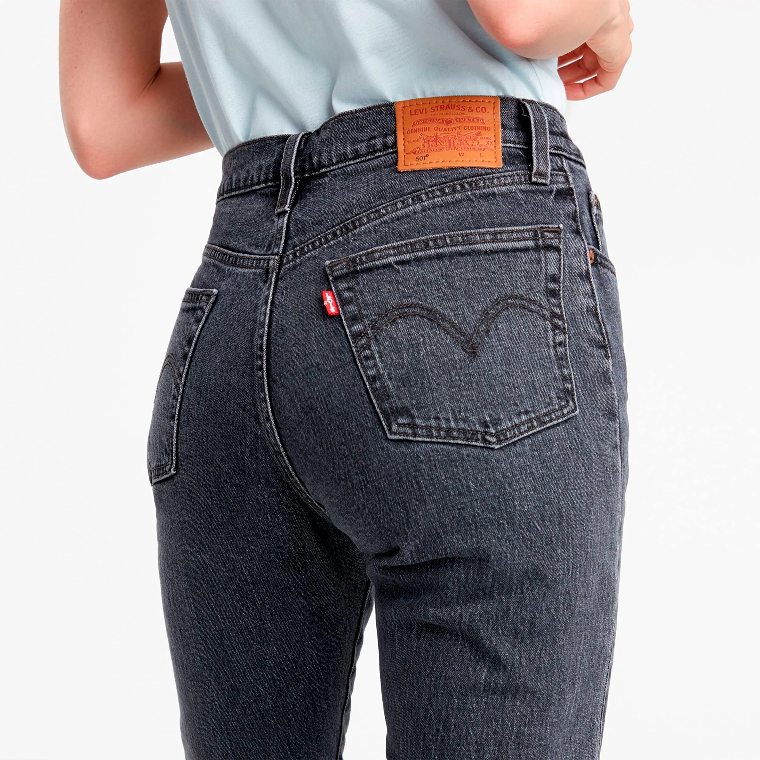 Levi's 501 Crop Jeans Donna, Mesa Cabo Fade, 32W / 28L - immagine 5