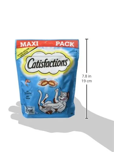 Catisfactions Alimento Complementare con Salmone per Gatto Adulto e Gattino, 4 x 180 g - immagine 3
