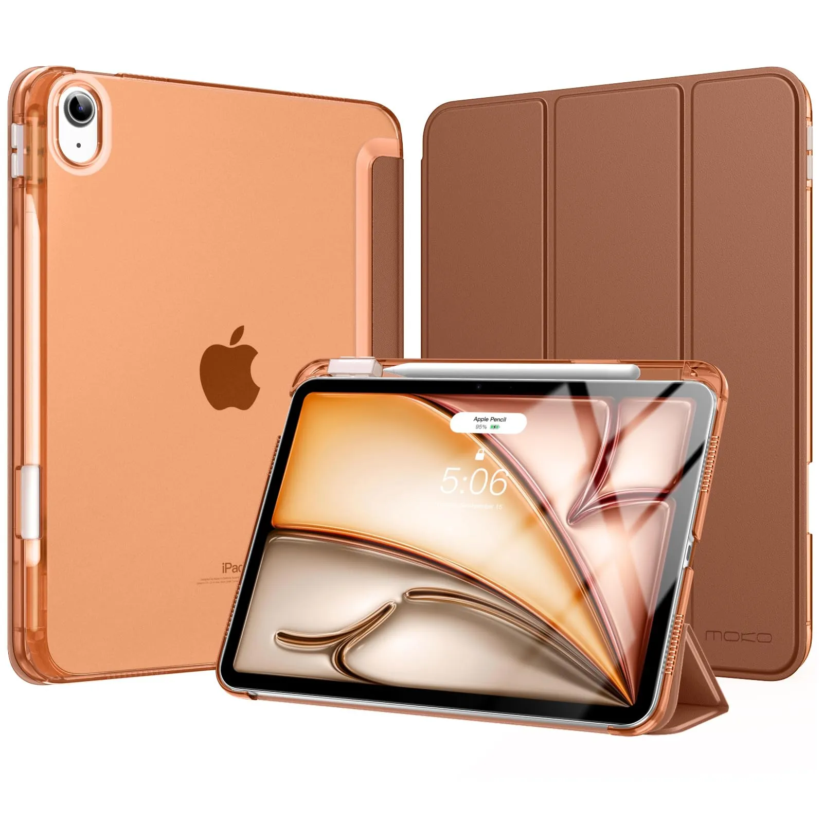 MoKo Cover per iPad Air 11 Pollici (M4/M3/M2) 2024/2025/2026 con Portapenna - immagine 1