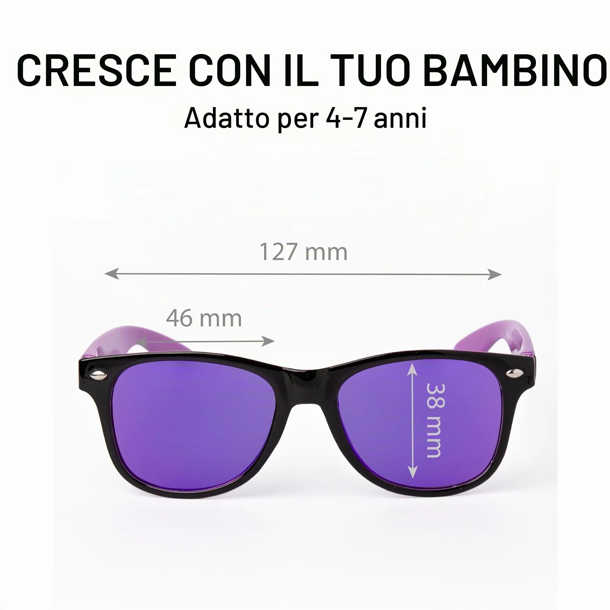 Kiddus Occhiali da Sole Polarizzati Bambino e Bambina 4-7 Anni, UV400 CAT3 - immagine 7