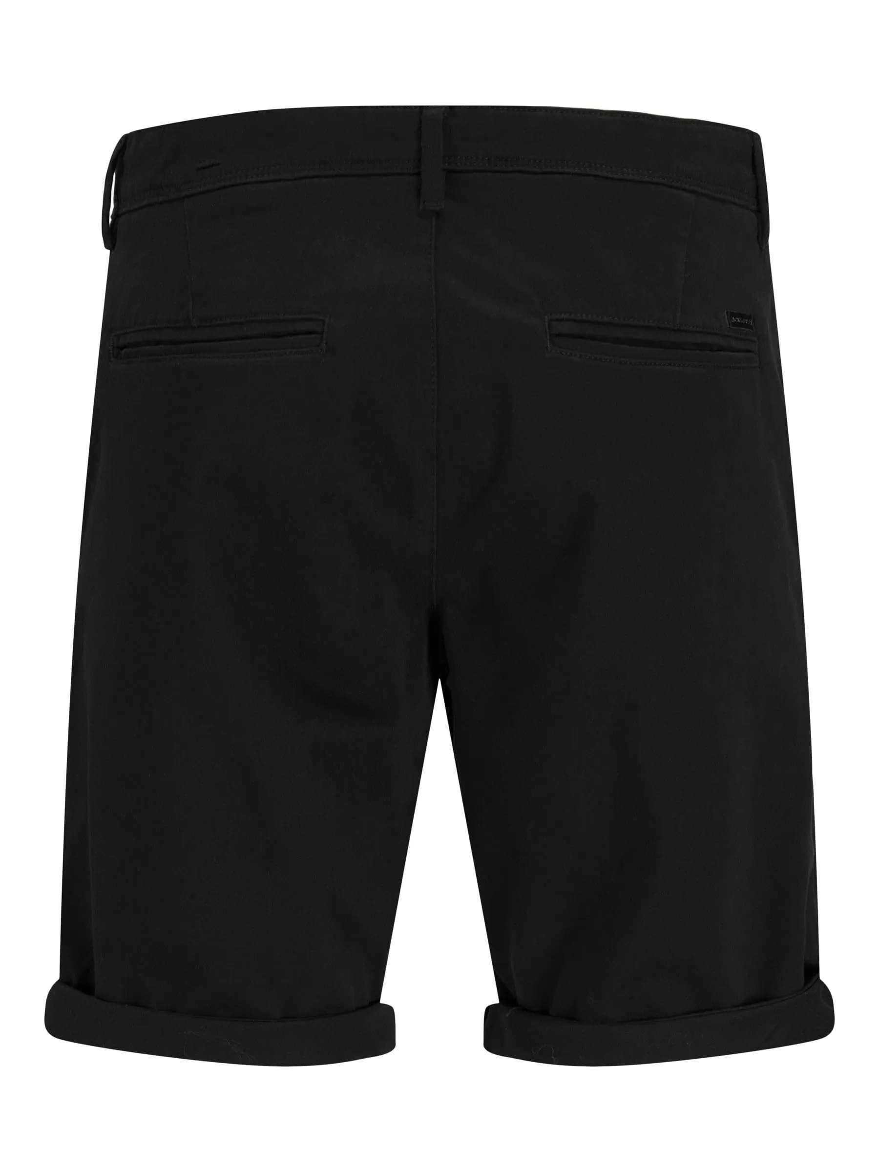 Jack & Jones Jjibowie Jjshorts Solid Sa SN Pantaloni Corti Uomo, Nero, S - immagine 4