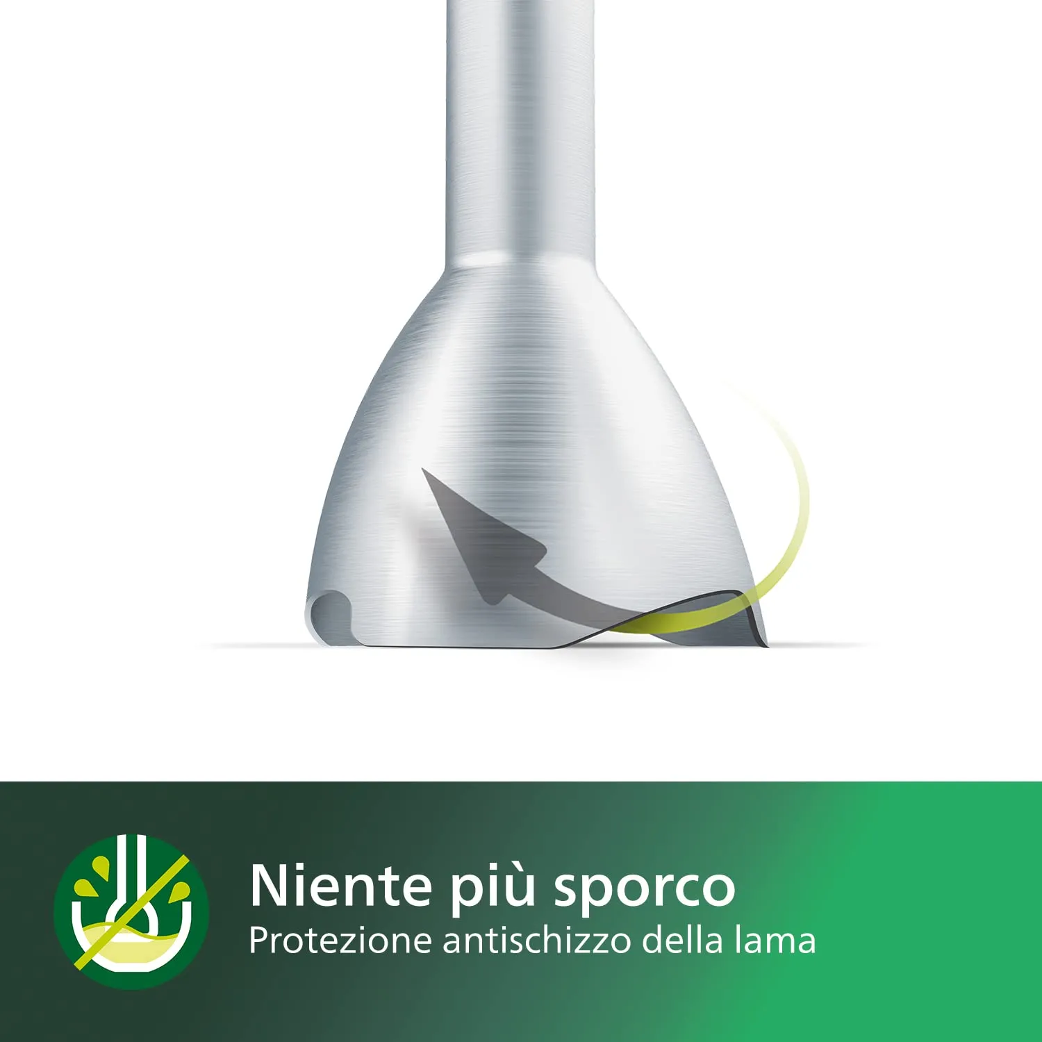 Philips Daily Collection ProMix Frullatore ad immersione, 650W, Bianco, HR2534/00 - immagine 4