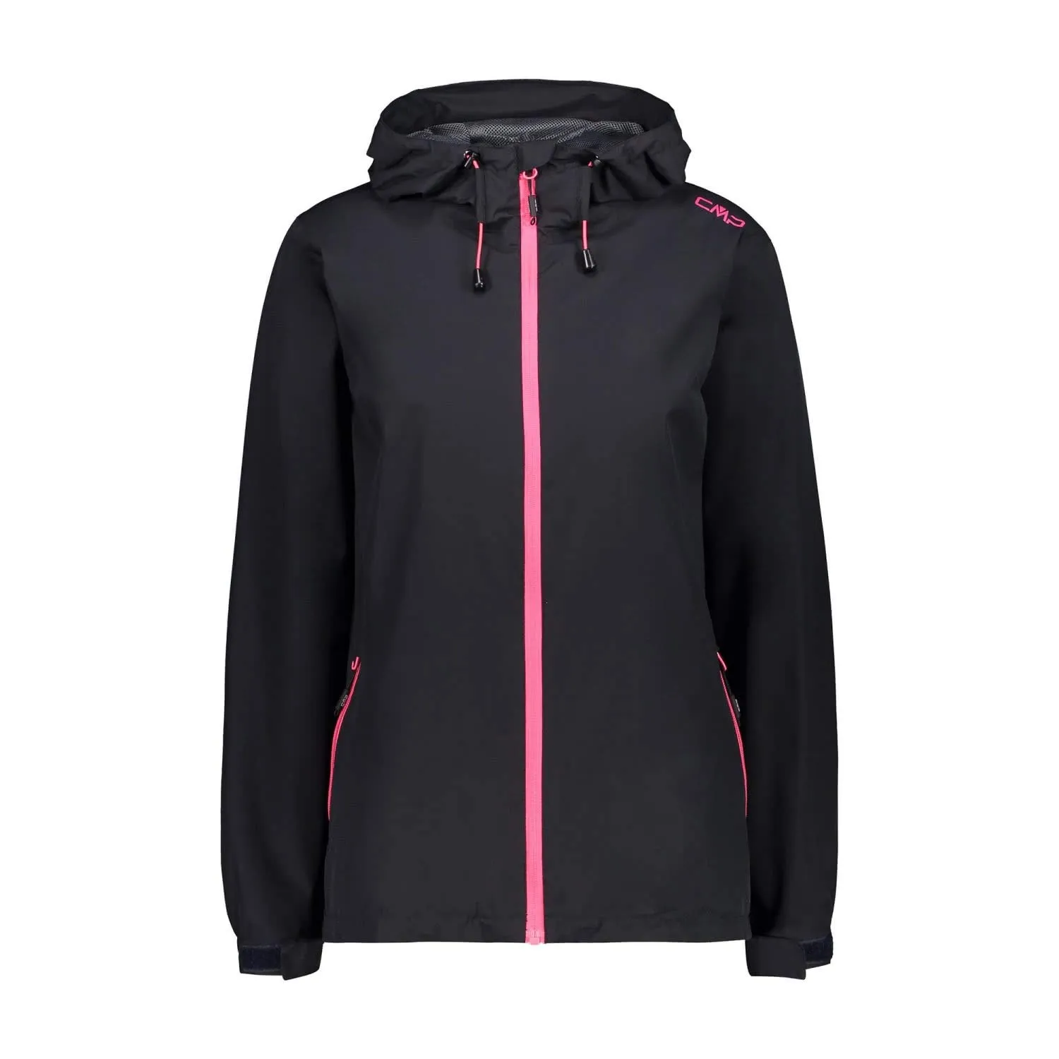 CMP Giacca Pioggia in Poliestere Antistrappo da Donna, Antracite-Gloss, L - immagine 1