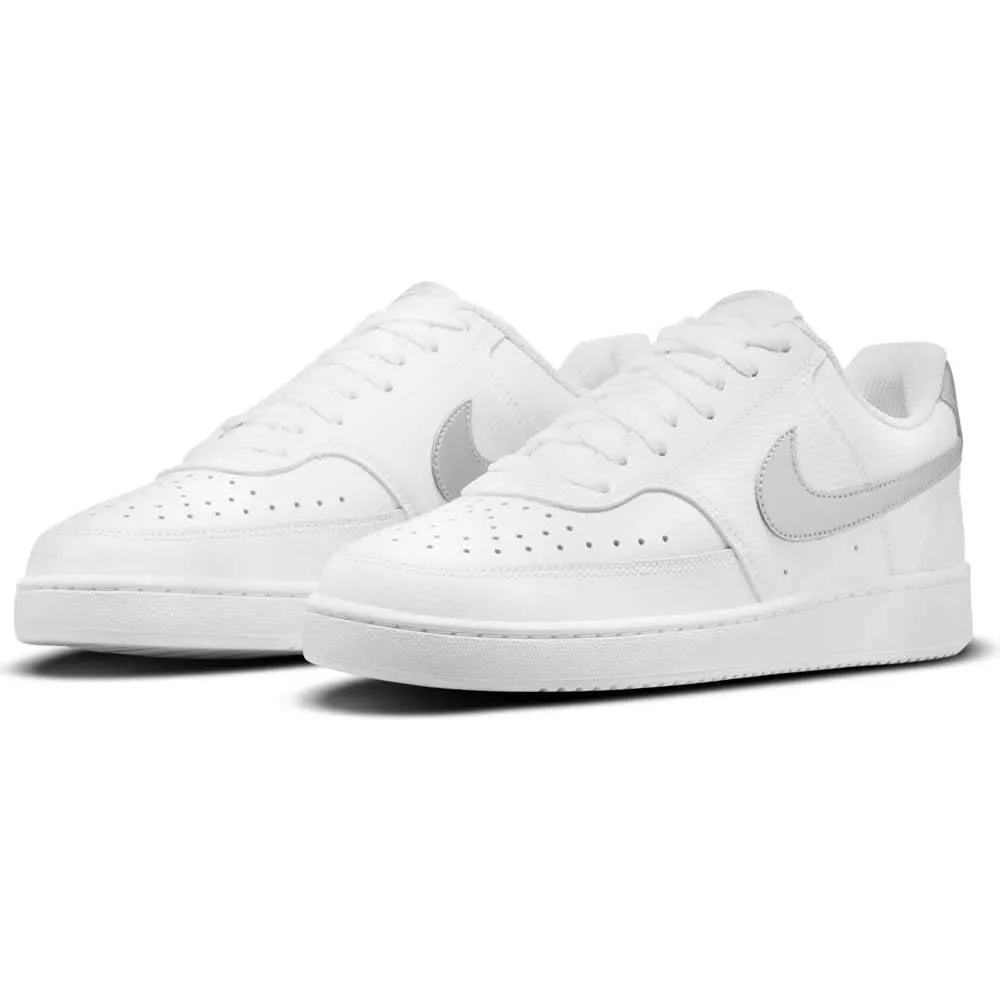 Nike Sneaker uomo White Metallic Silver (8.5 M) US - immagine 5
