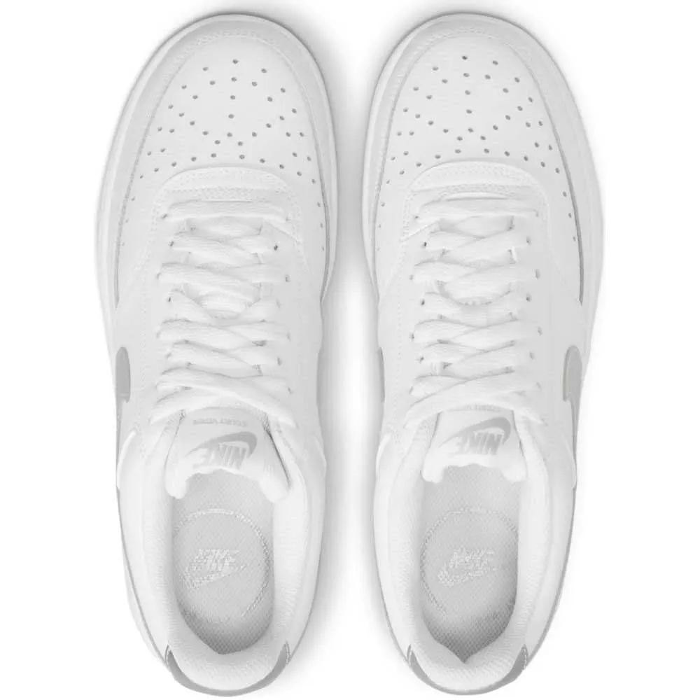 Nike Sneaker uomo White Metallic Silver (8.5 M) US - immagine 6
