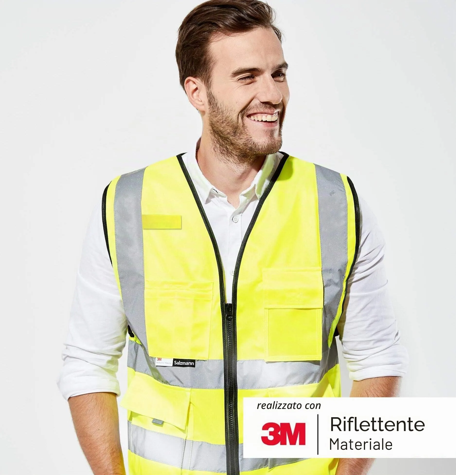 Salzmann Gilet ad alta visibilità riflettente - XS - Giallo Classico - immagine 2