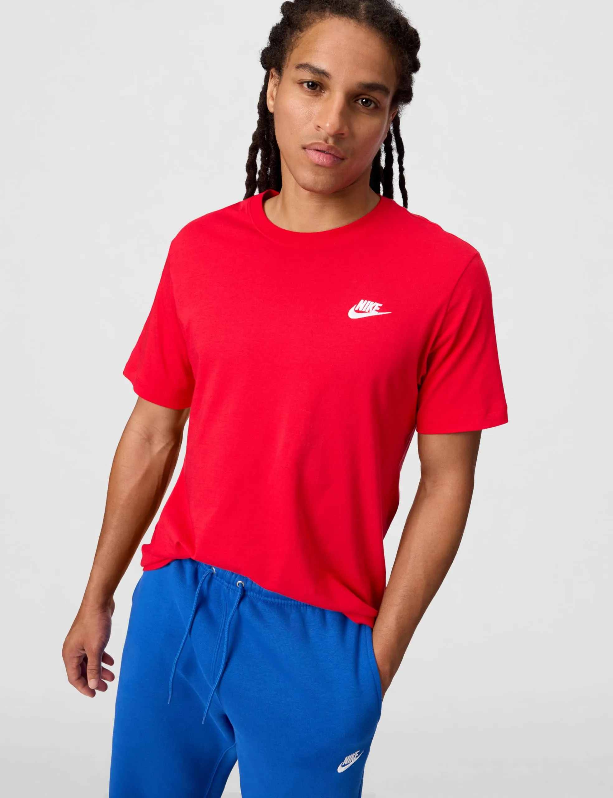 Nike NSW Club Tee, University Red White, S-T Uomo - immagine 5