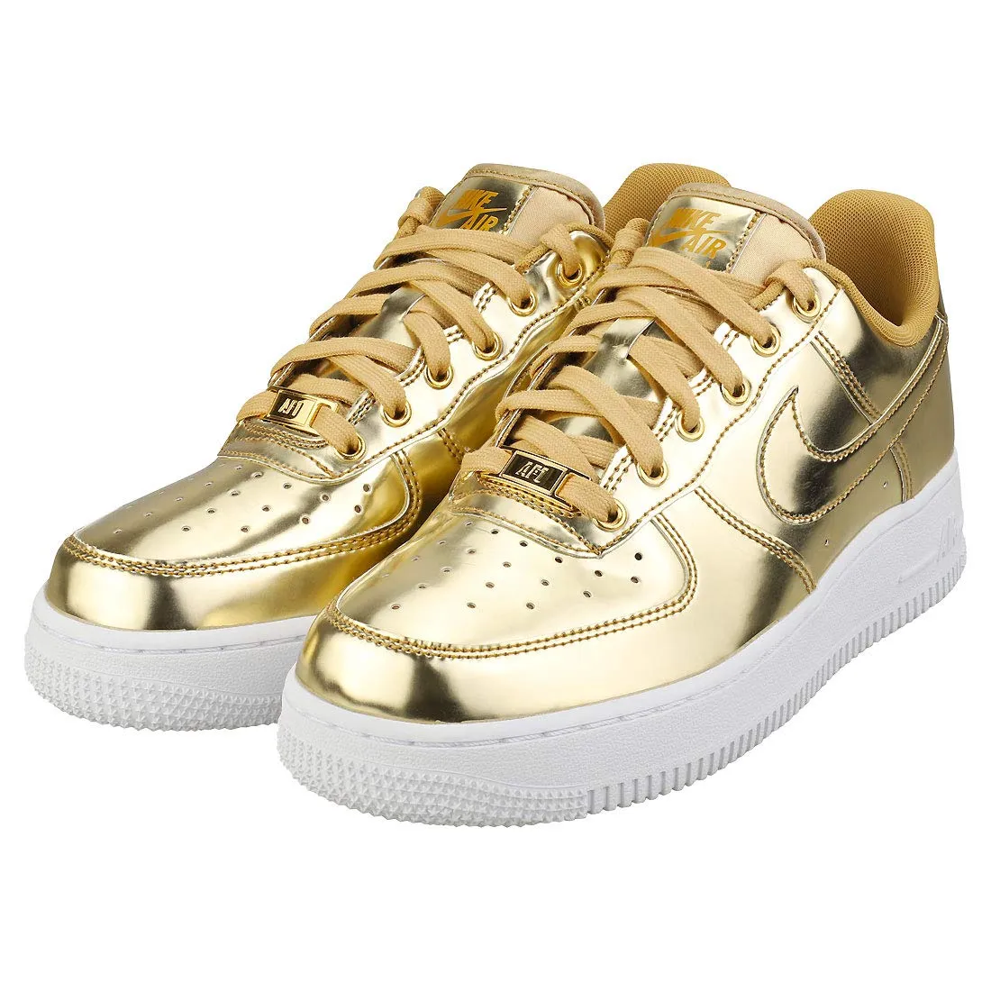 Nike Air Force 1 SP Women's Fashion Trainers Gold - 37.5 EU - immagine 9