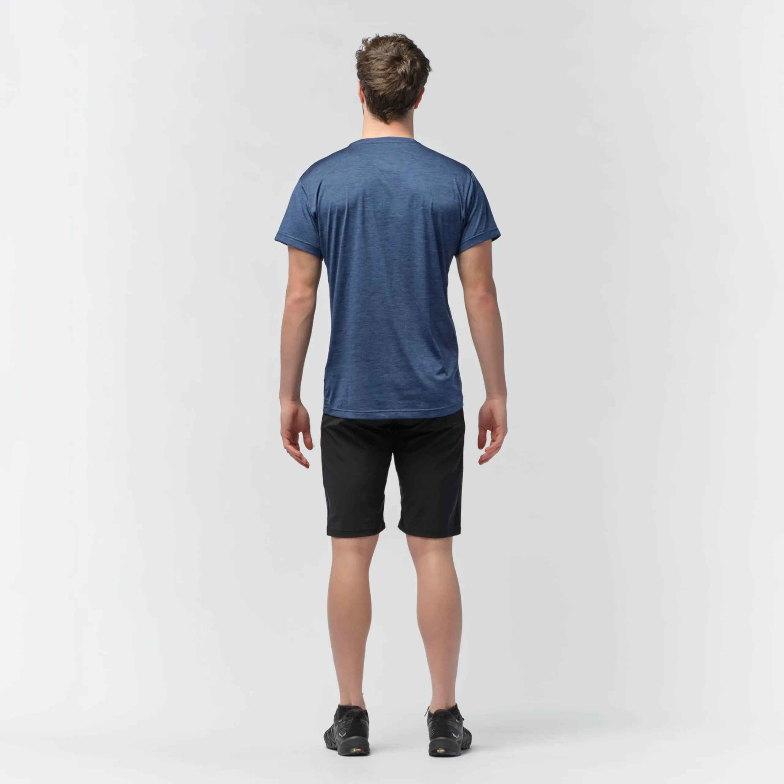 Salewa Puez Melange Dry'Ton T-shirt Uomo - Blu (Dark Denim Melange), 3XL - immagine 7