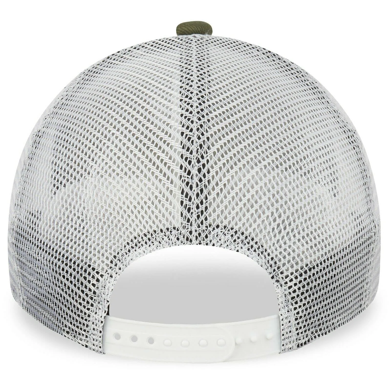 New Era New York Yankees MLB League Essential A-Frame Trucker Hat - Verde Oliva Bianco - immagine 4