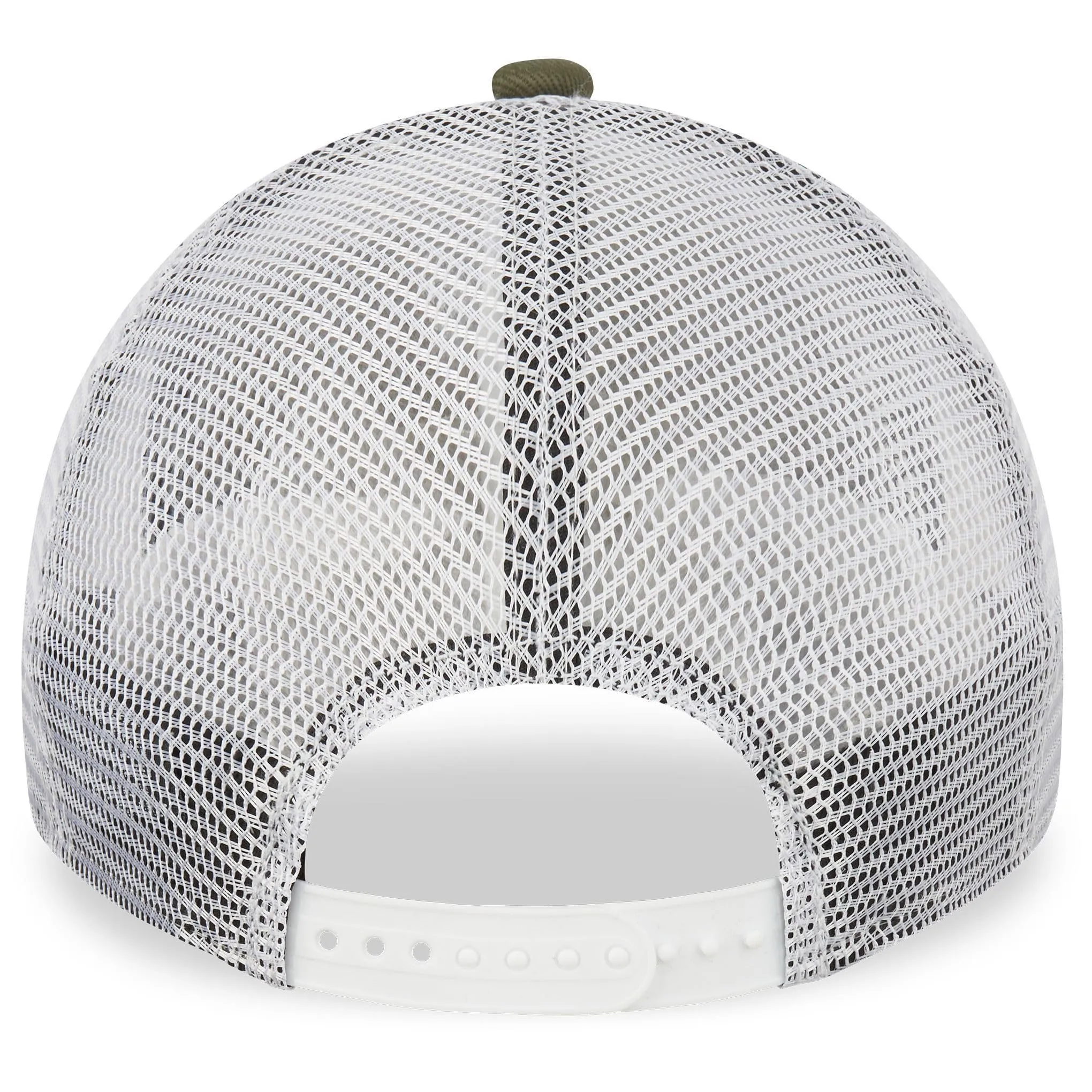 New Era New York Yankees MLB League Essential A-Frame Trucker Hat - Verde Oliva Bianco - immagine 5