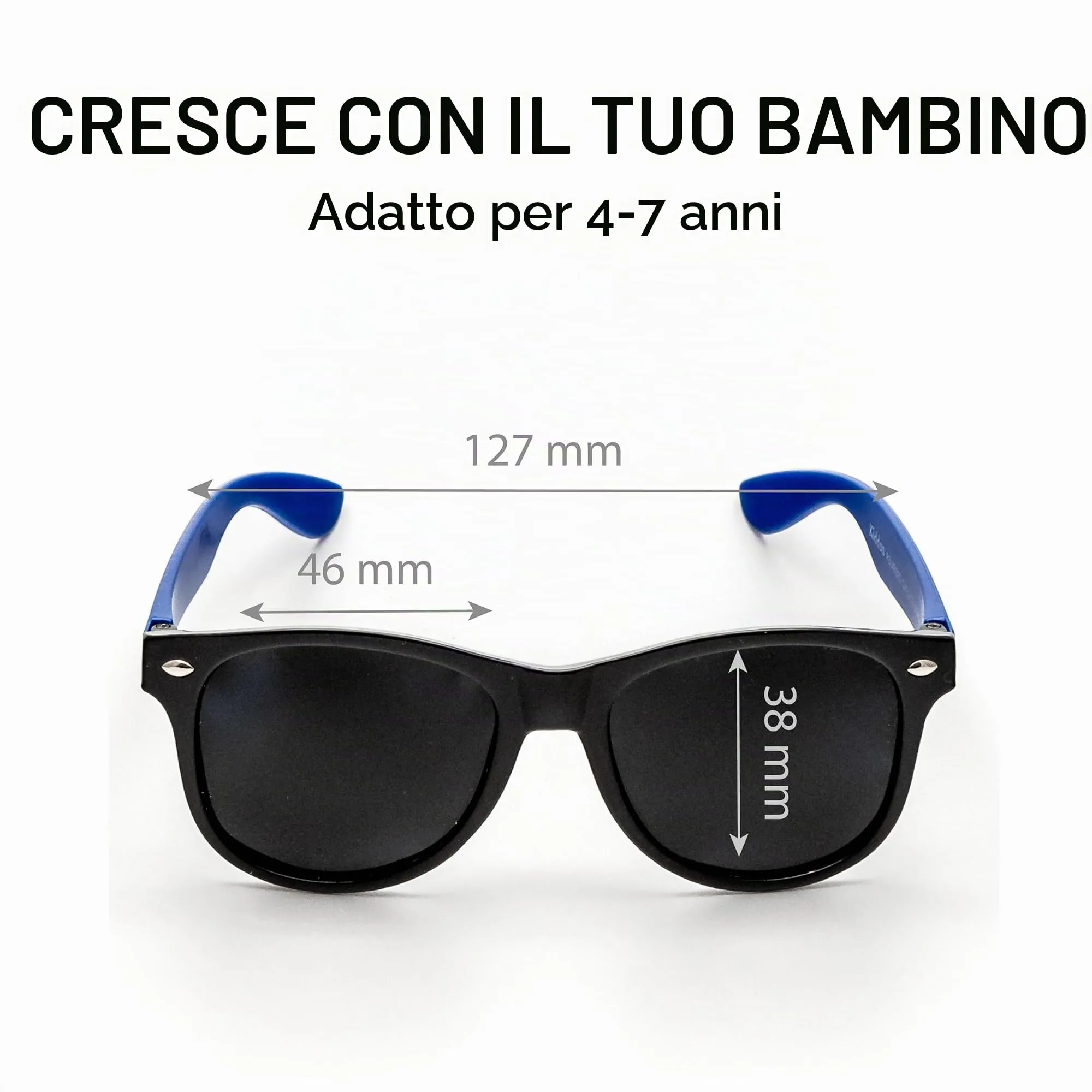 Kiddus Occhiali da sole polarizzati per bambini 5-8 anni, UV400 CAT3 - immagine 7