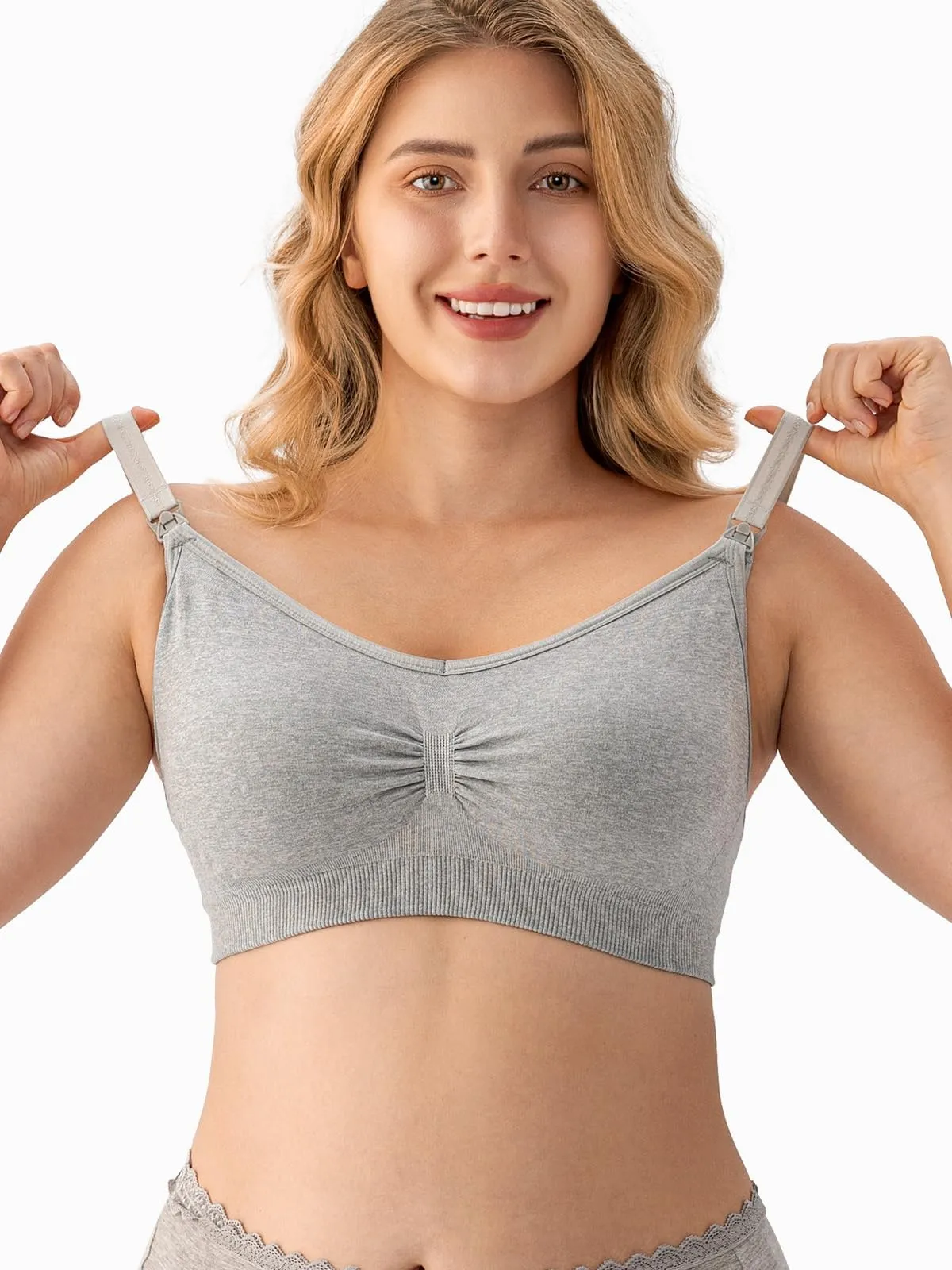 HBselect Set 3 Reggiseni Allattamento con Estensioni per Donna - immagine 8