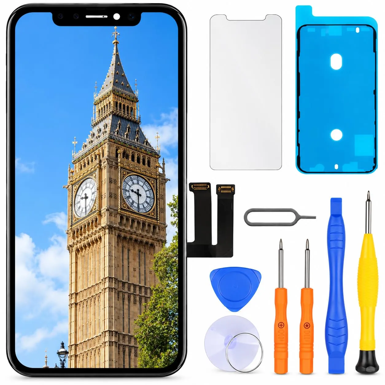 LL TRADER Schermo LCD 6,1'' per iPhone 11 con Kit di Riparazione - immagine 1