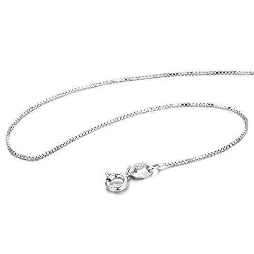 Gold Gala Collana in Argento 925 a Maglia Veneziana Sottile, 80 cm - immagine 2