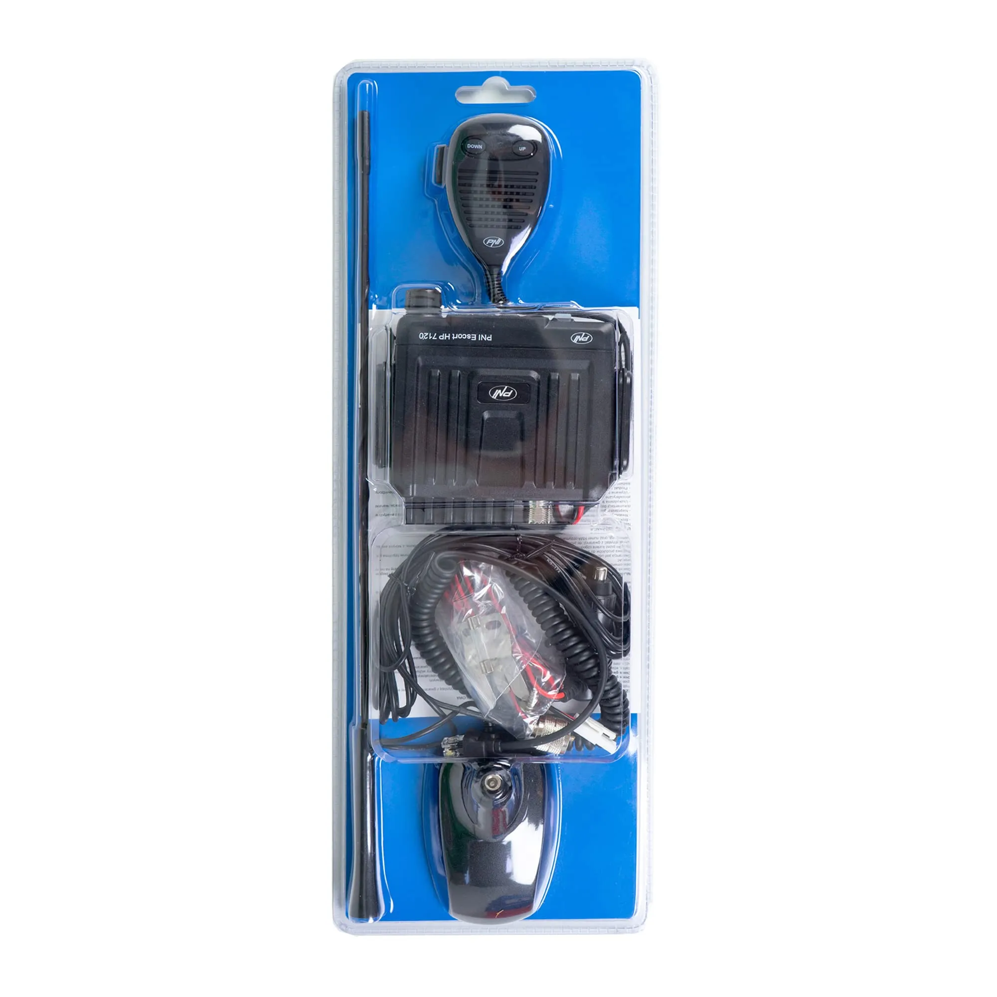 PNI Escort HP 7120 ASQ CB Radio 4W 12V and PNI Extra 48 Magnetic Antenna 45cm - immagine 2