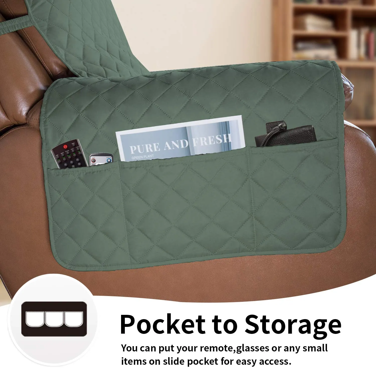 Easy-Going Copridivano Reversibile per Poltrona Reclinabile Extra Large - immagine 3