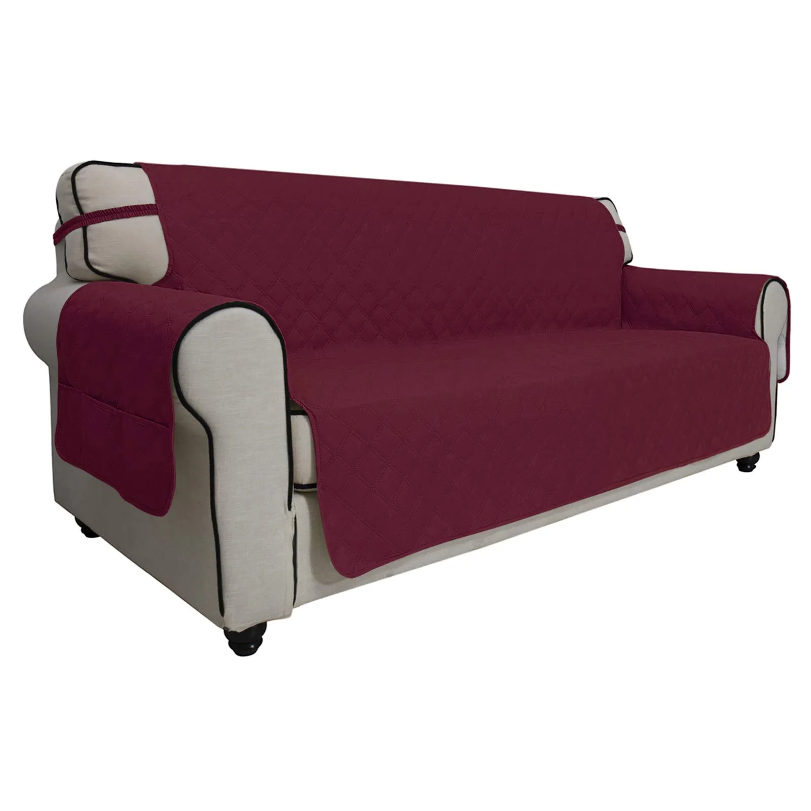 Easy-Going Copridivano Oversize Impermeabile Antiscivolo per Animali Domestici e Bambini, Vino - immagine 1