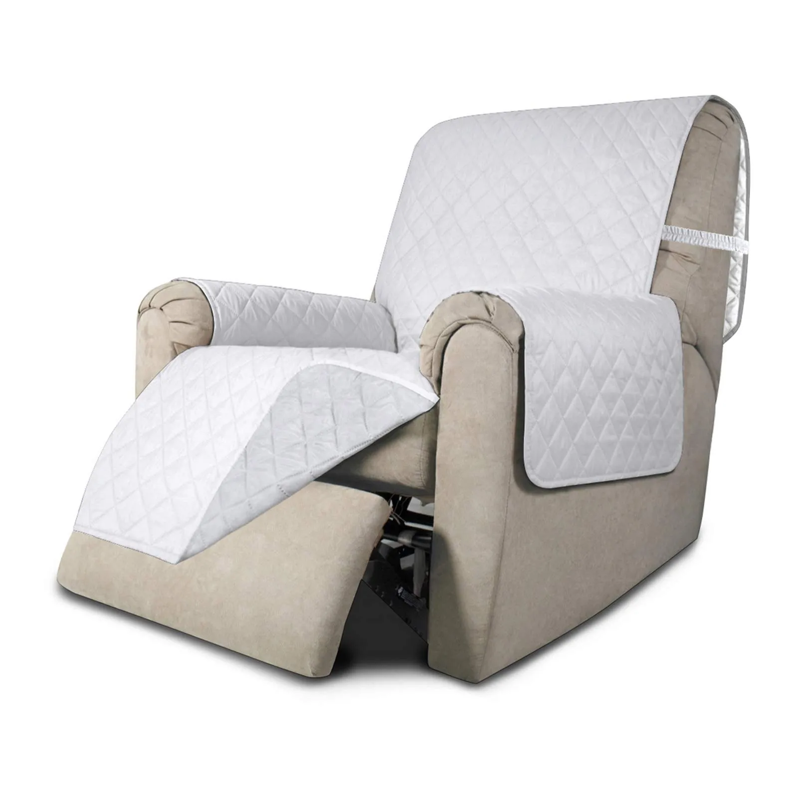 Easy-Going Copridivano Reclinabile e Reversibile Impermeabile, Bianco/Bianco - immagine 1