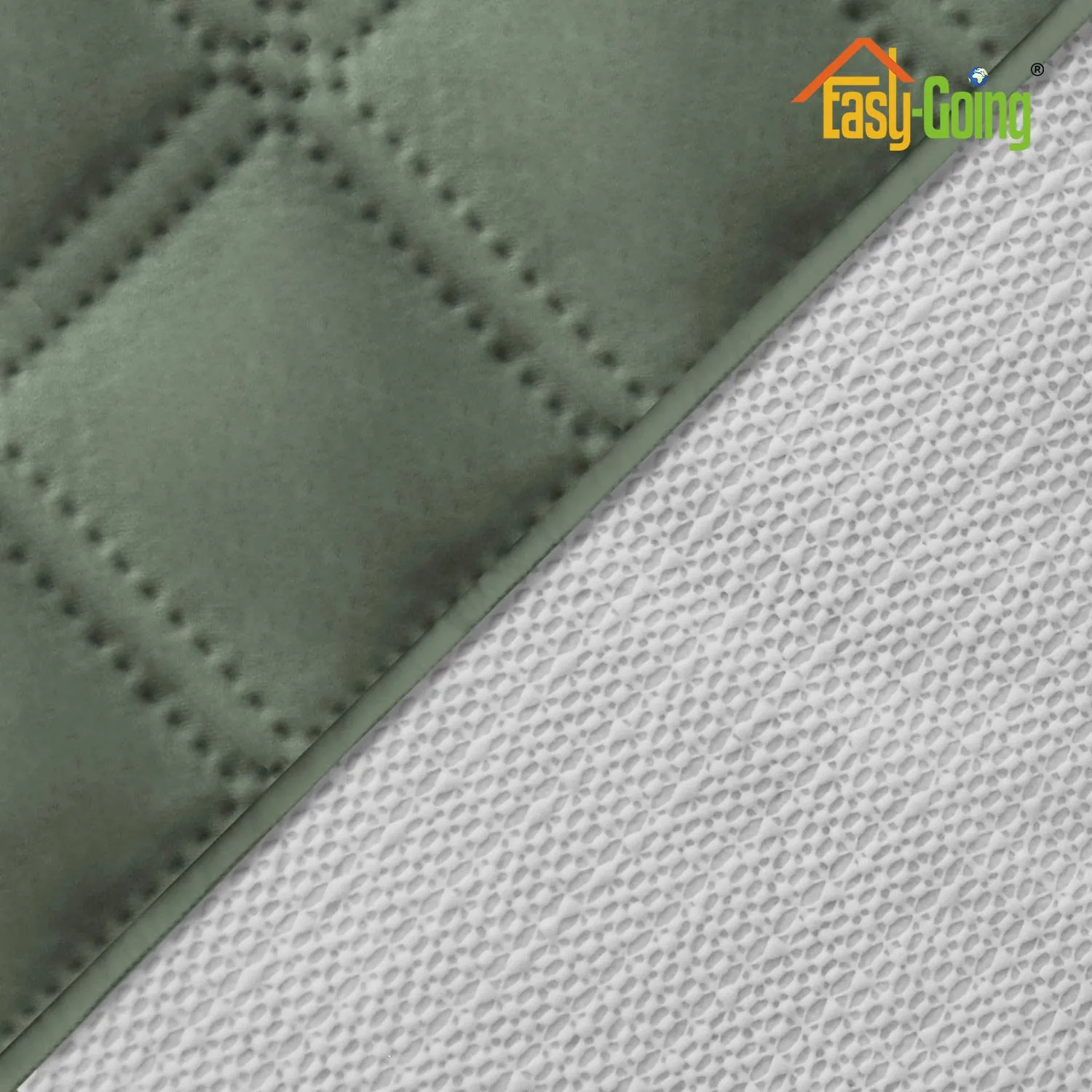 Easy-Going Copridivano Impermeabile Antiscivolo per Animali Domestici e Bambini, Lavabile, Verde Grigiastro - immagine 5