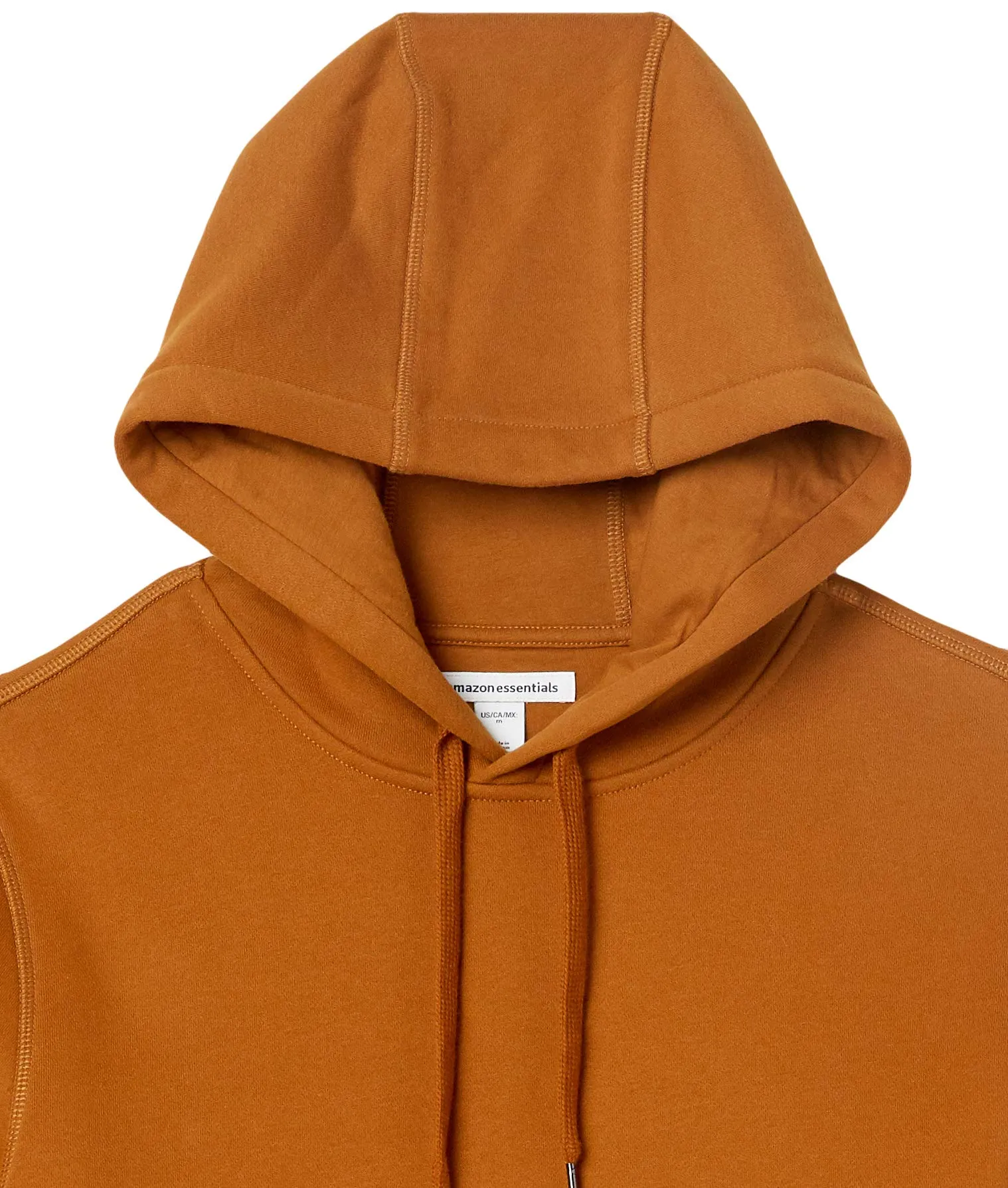 Amazon Essentials Felpa con Cappuccio Uomo, Arancio Ruggine, S - immagine 9