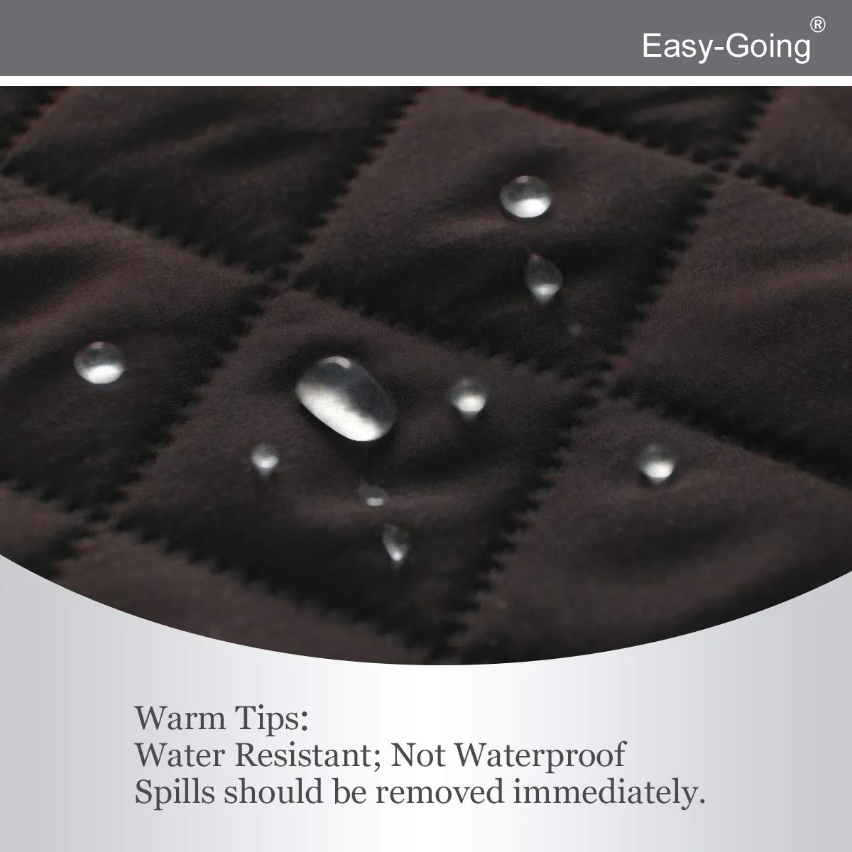 Easy-Going Copridivano Reclinabile e Reversibile Impermeabile per Animali Domestici, Cioccolato/Beige - immagine 3