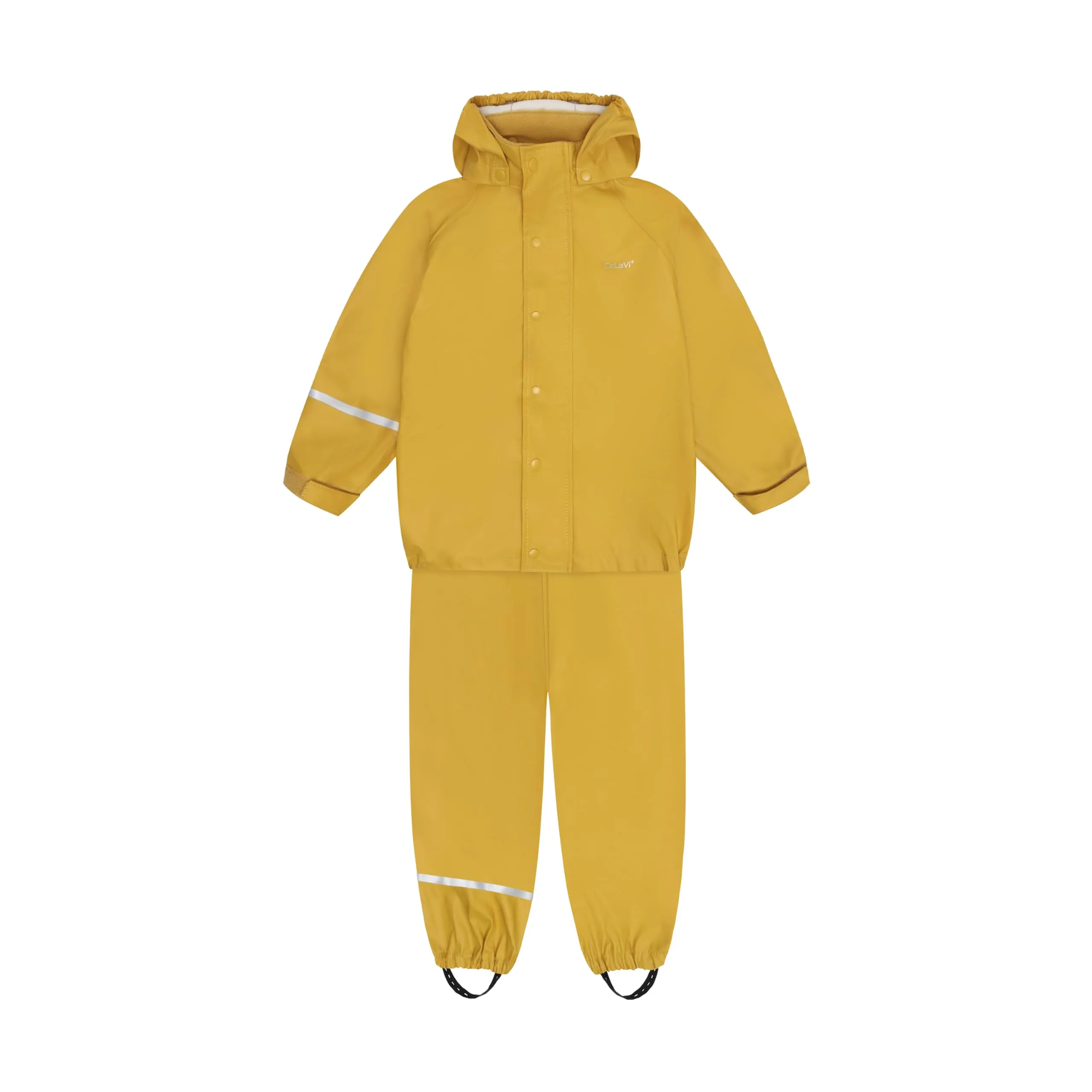 CeLaVi Zweiteiliger Regenanzug, Mineral Yellow, 68/74 - immagine 5