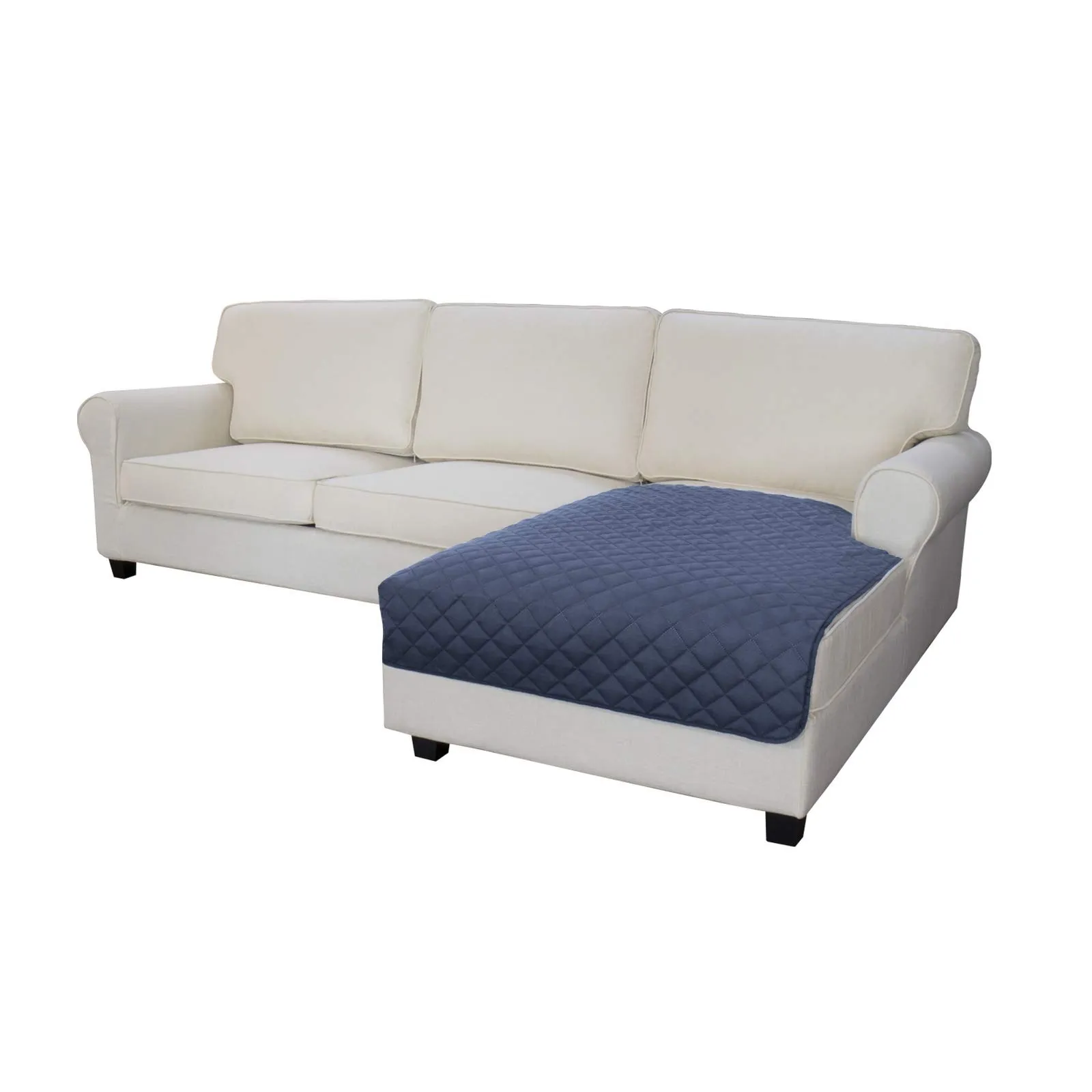 Easy-Going Copridivano a forma di L, 106,7 x 172,7 cm, Rettangolare, Reversibile, Blu Scuro - immagine 1