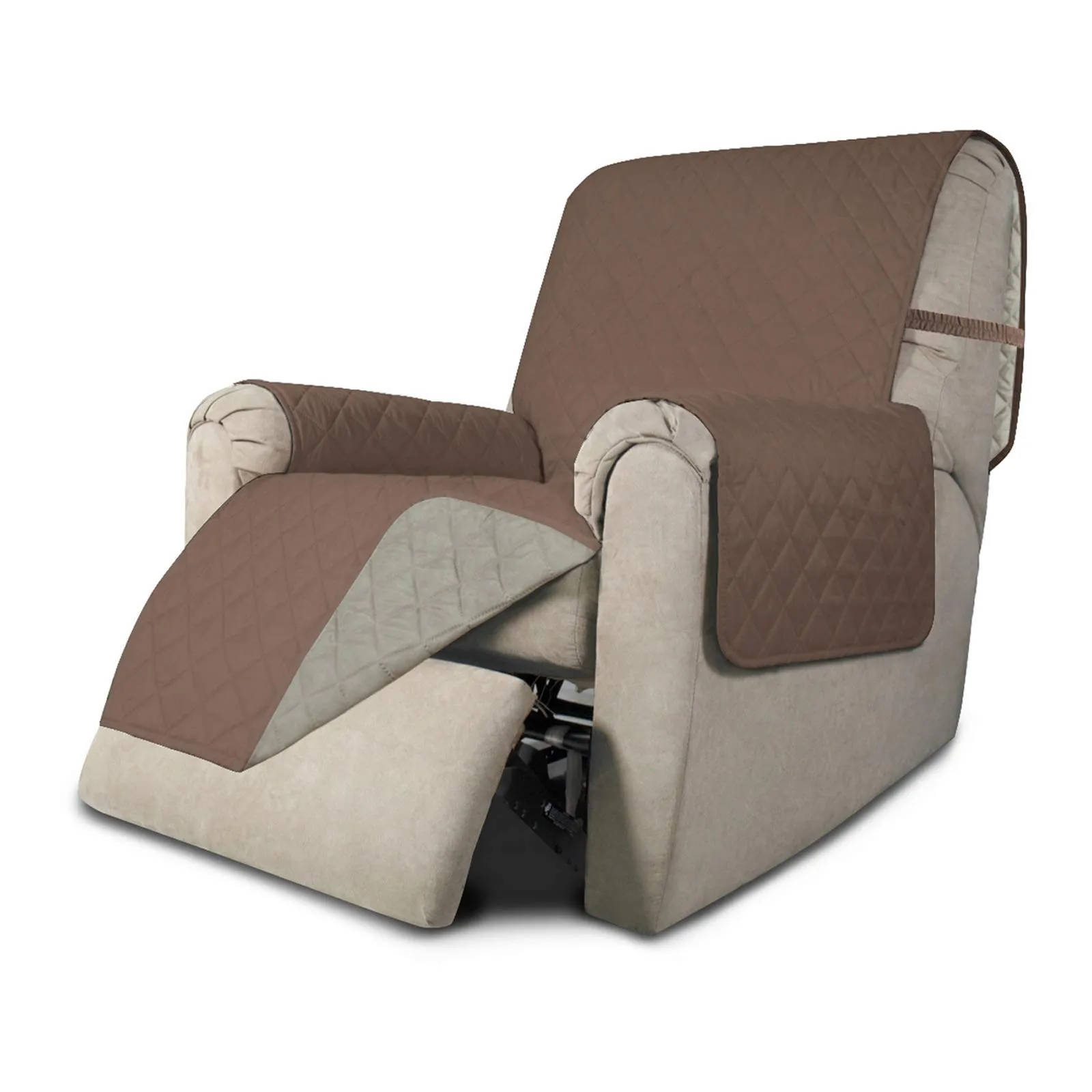Easy-Going Copridivano Reclinabile Reversibile Impermeabile, Marrone/Beige (45,7-51 cm) - immagine 1