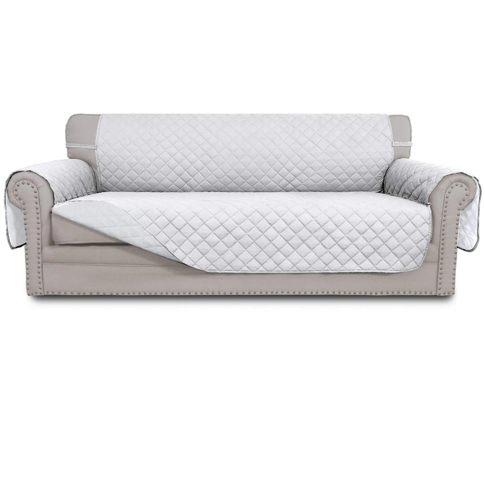 Easy-Going Copridivano Reversibile Oversize Impermeabile Bianco/Bianco - immagine 1