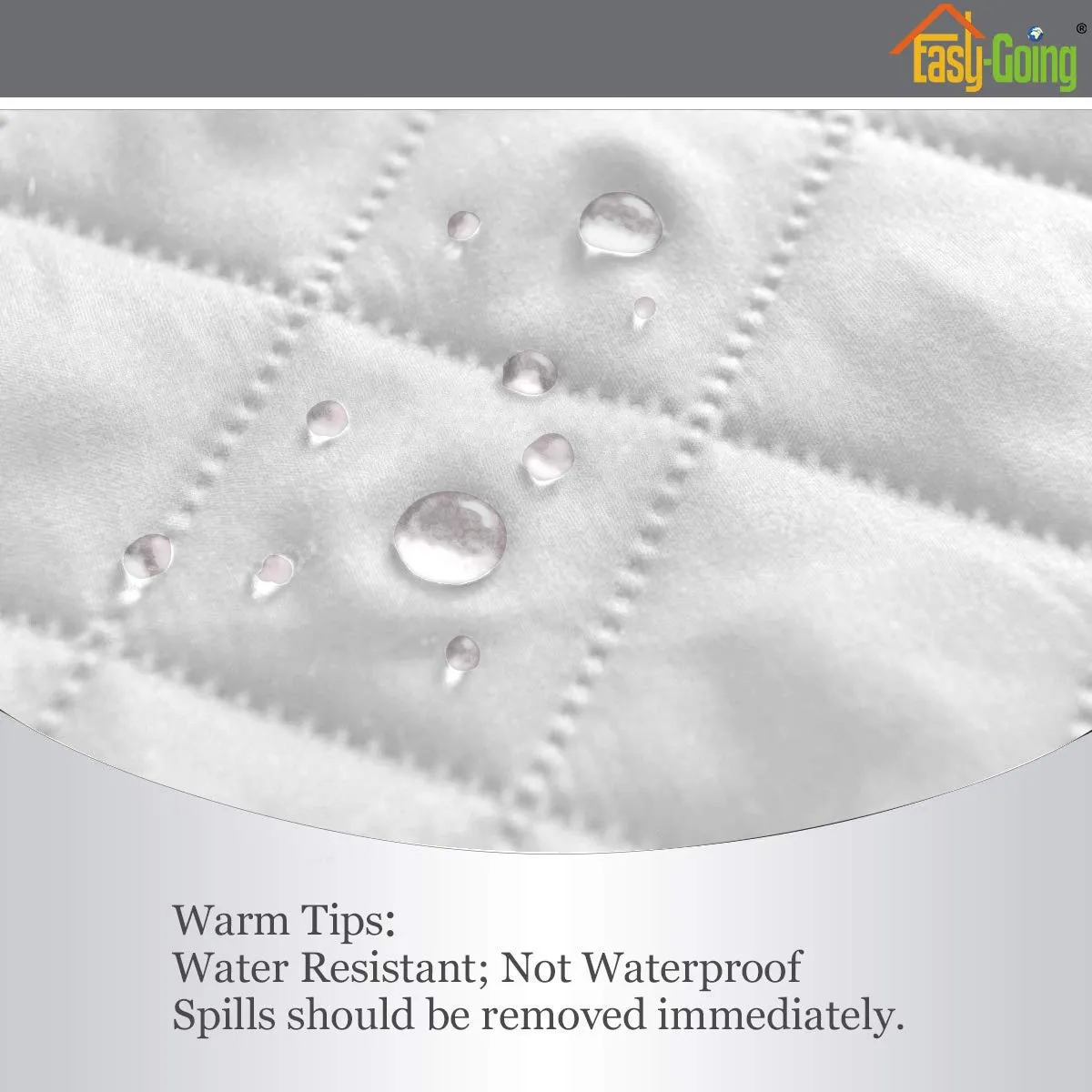 Easy-Going Copridivano Reversibile Oversize Impermeabile Bianco/Bianco - immagine 4