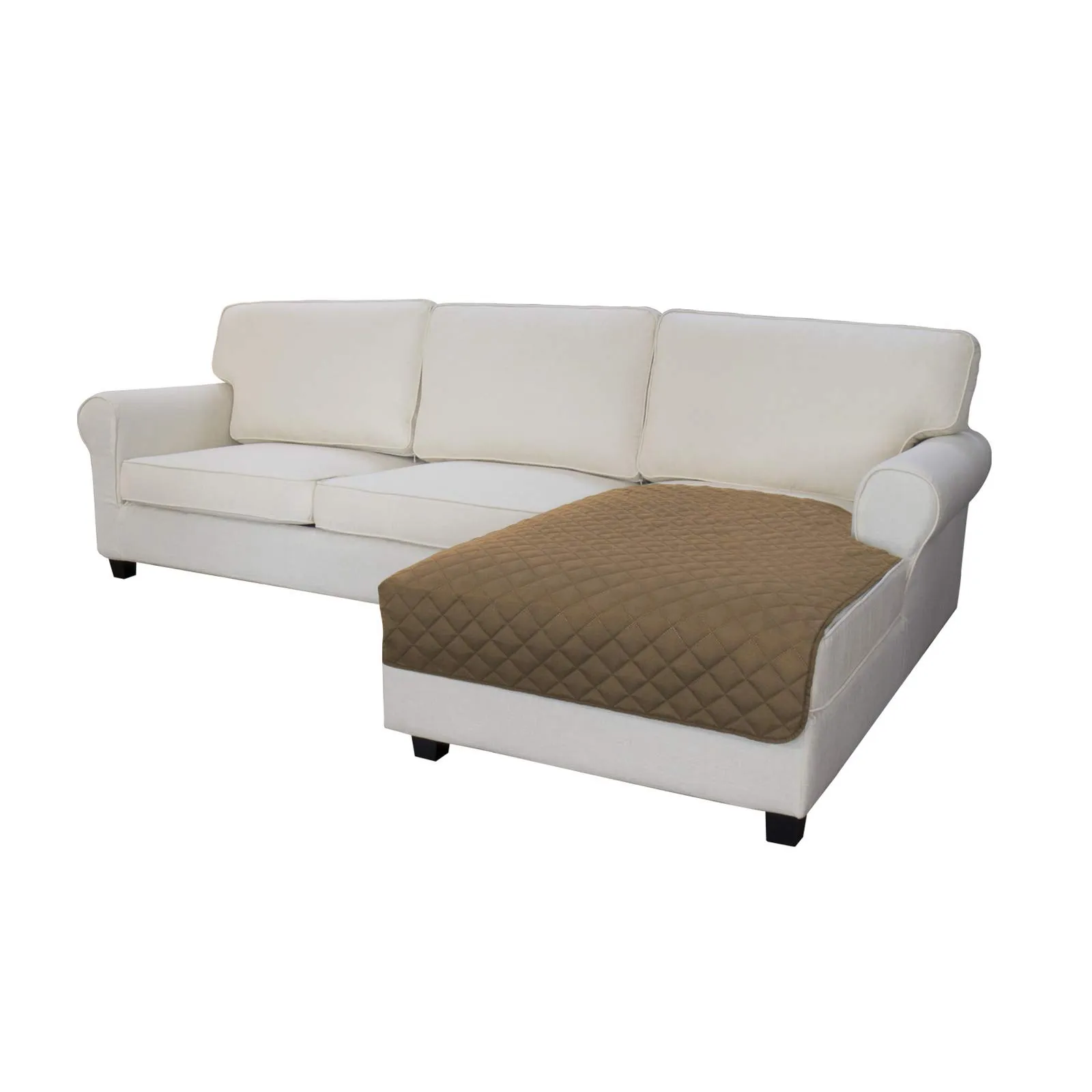 Easy-Going Copridivano a L, 106,7 x 132 cm, Rettangolare, Reversibile, Cammello/Cammello - immagine 1