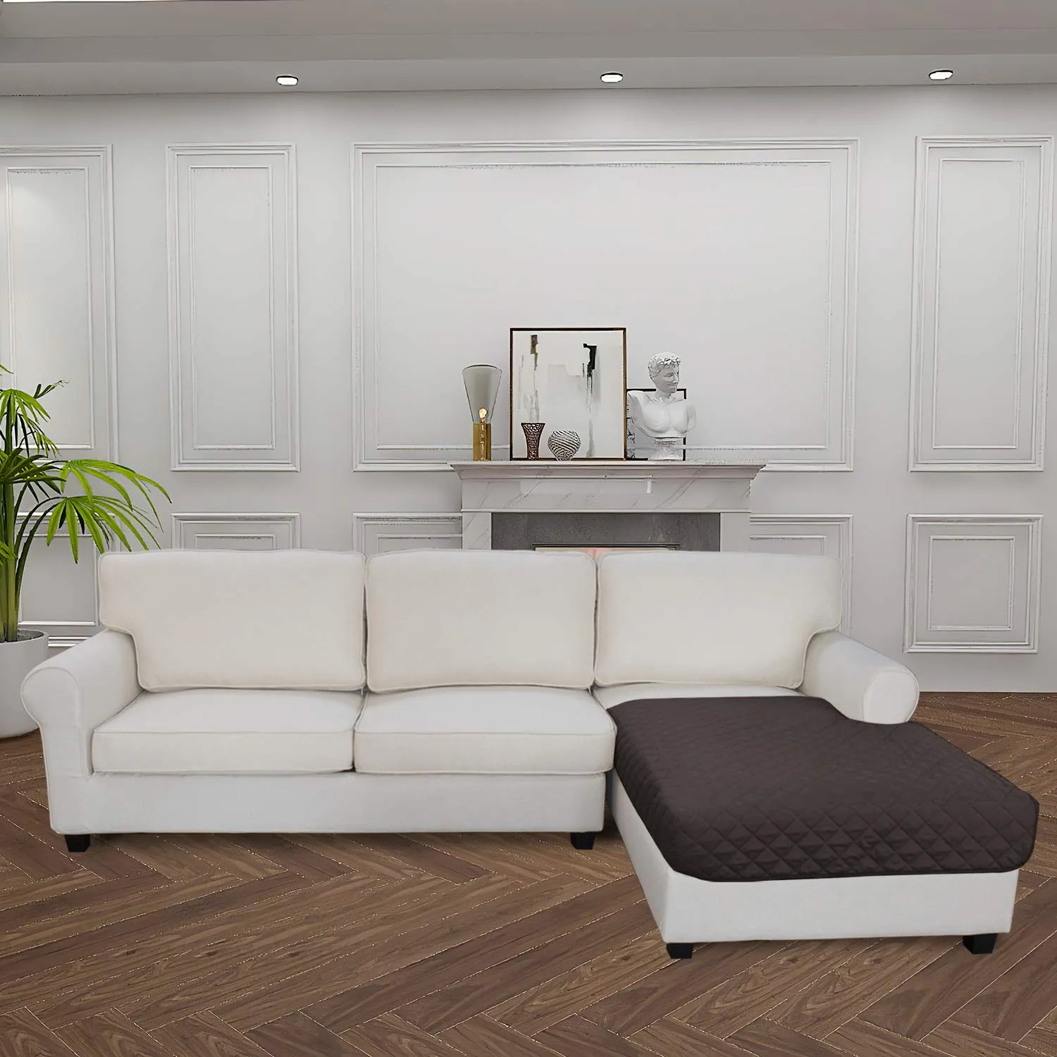 Easy-Going Copridivano Sezionale per Cani, Copertura Reversibile a Forma di L per Chaise Longue e Mobili, 42 x 68 (Rectangular) - immagine 2