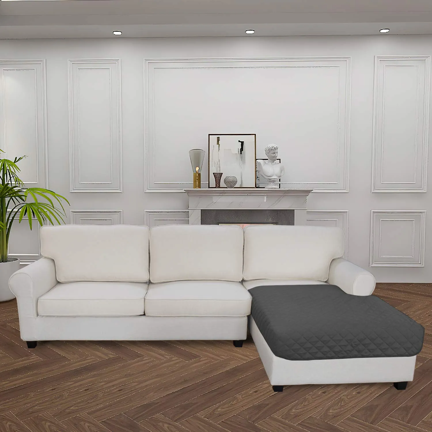 Easy-Going Copridivano Componibile Reversibile per Cani e Gatti, 106 x 172 cm, Grigio Scuro - immagine 2