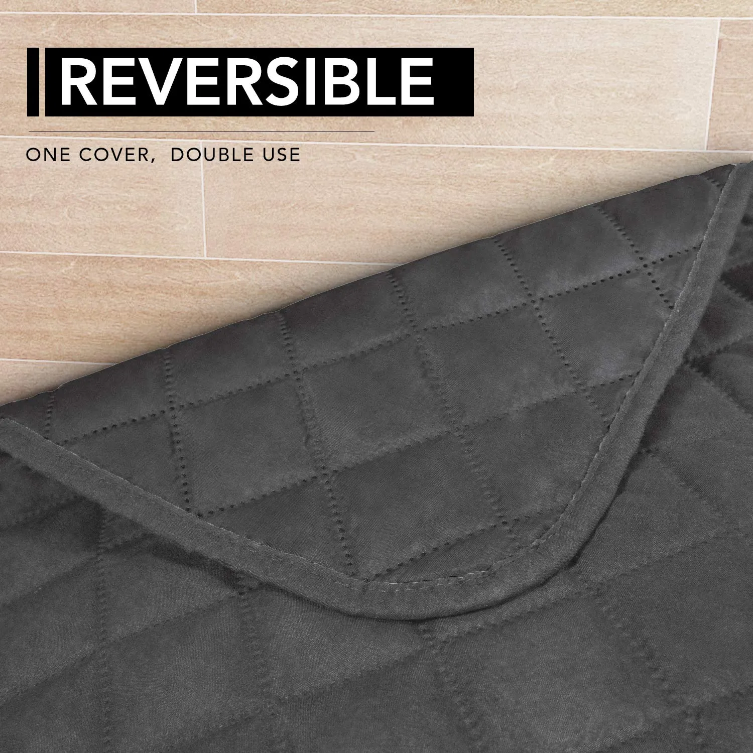 Easy-Going Copridivano Componibile Reversibile per Cani e Gatti, 106 x 172 cm, Grigio Scuro - immagine 4