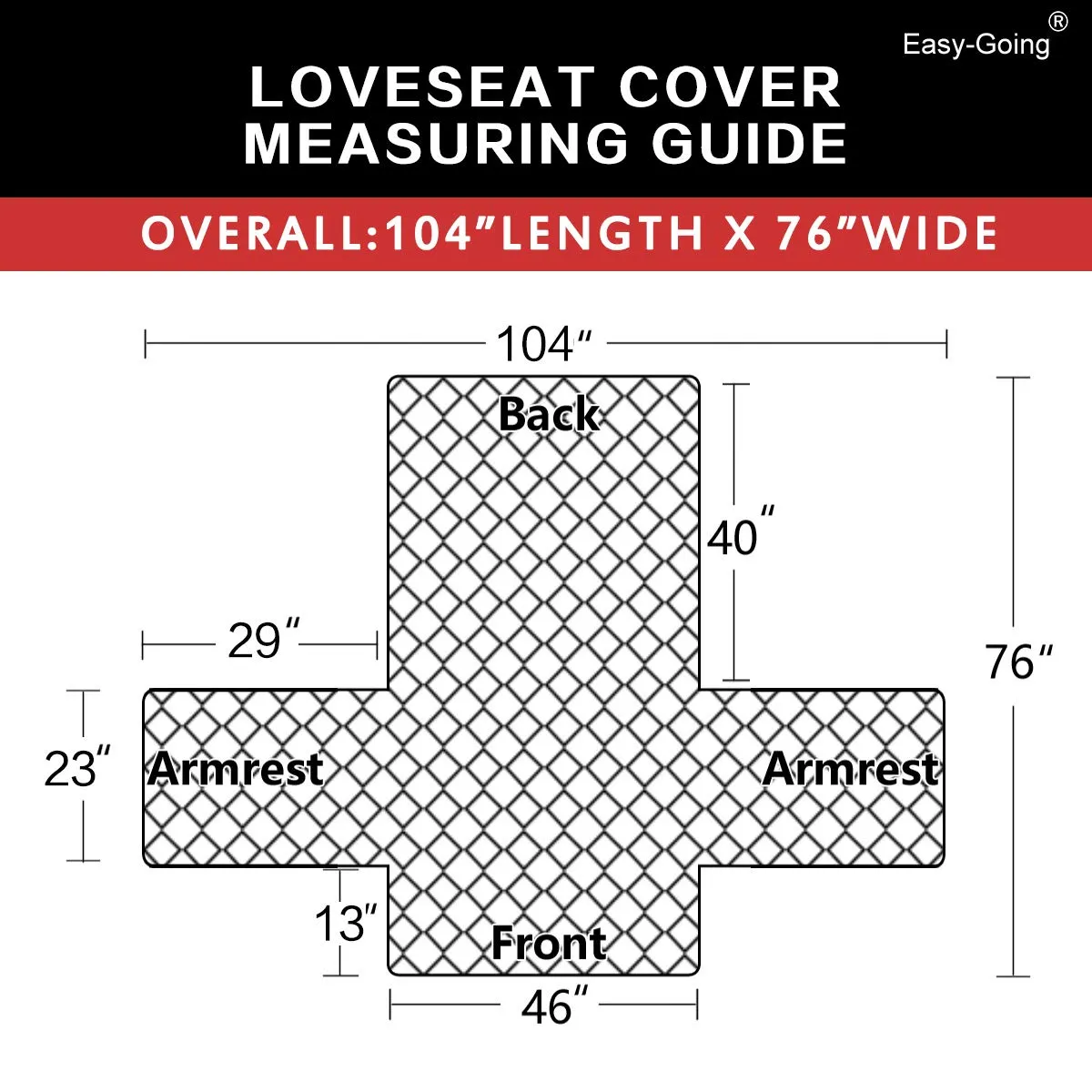 Easy-Going Copridivano Reversibile Loveseat Impermeabile per Cani e Bambini, Grigio/Grigio Chiaro - immagine 6