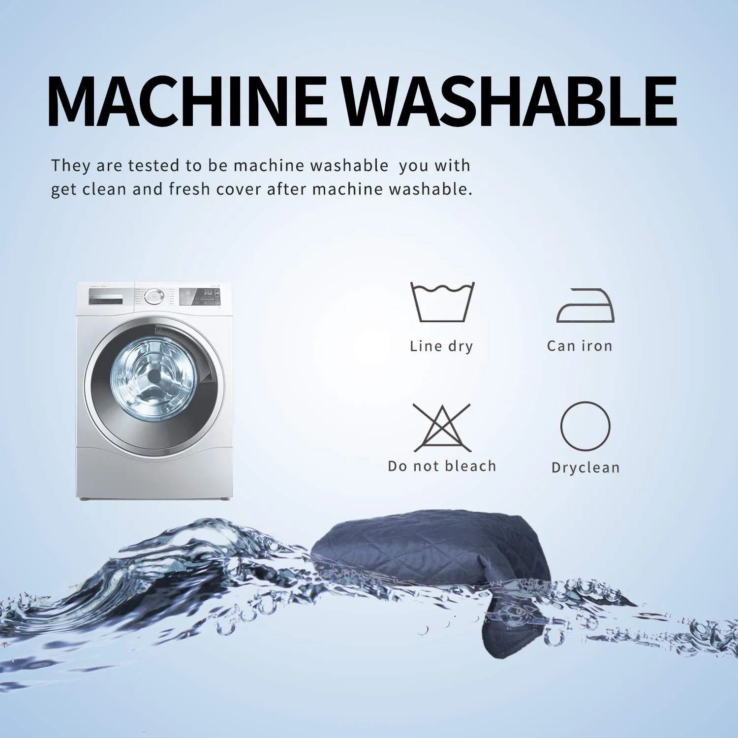 Easy-Going Copridivano a forma di L Componibile, S, Blu Scuro - immagine 7