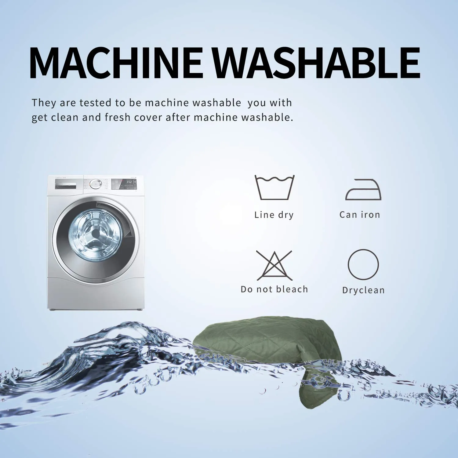 Easy-Going Copridivano a forma di L Reversibile, Small, Verde Grigiastro - immagine 7