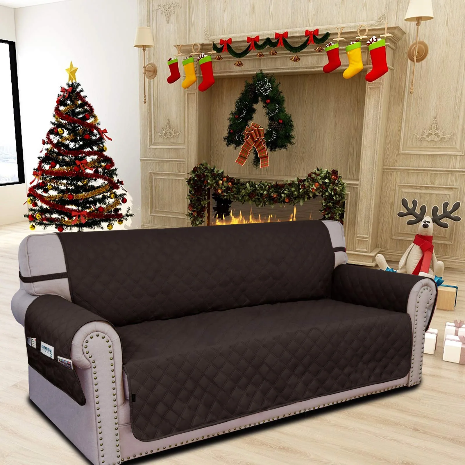Easy-Going Copridivano Oversize Impermeabile Antiscivolo per Animali Domestici, X-Large, Cioccolato - immagine 2