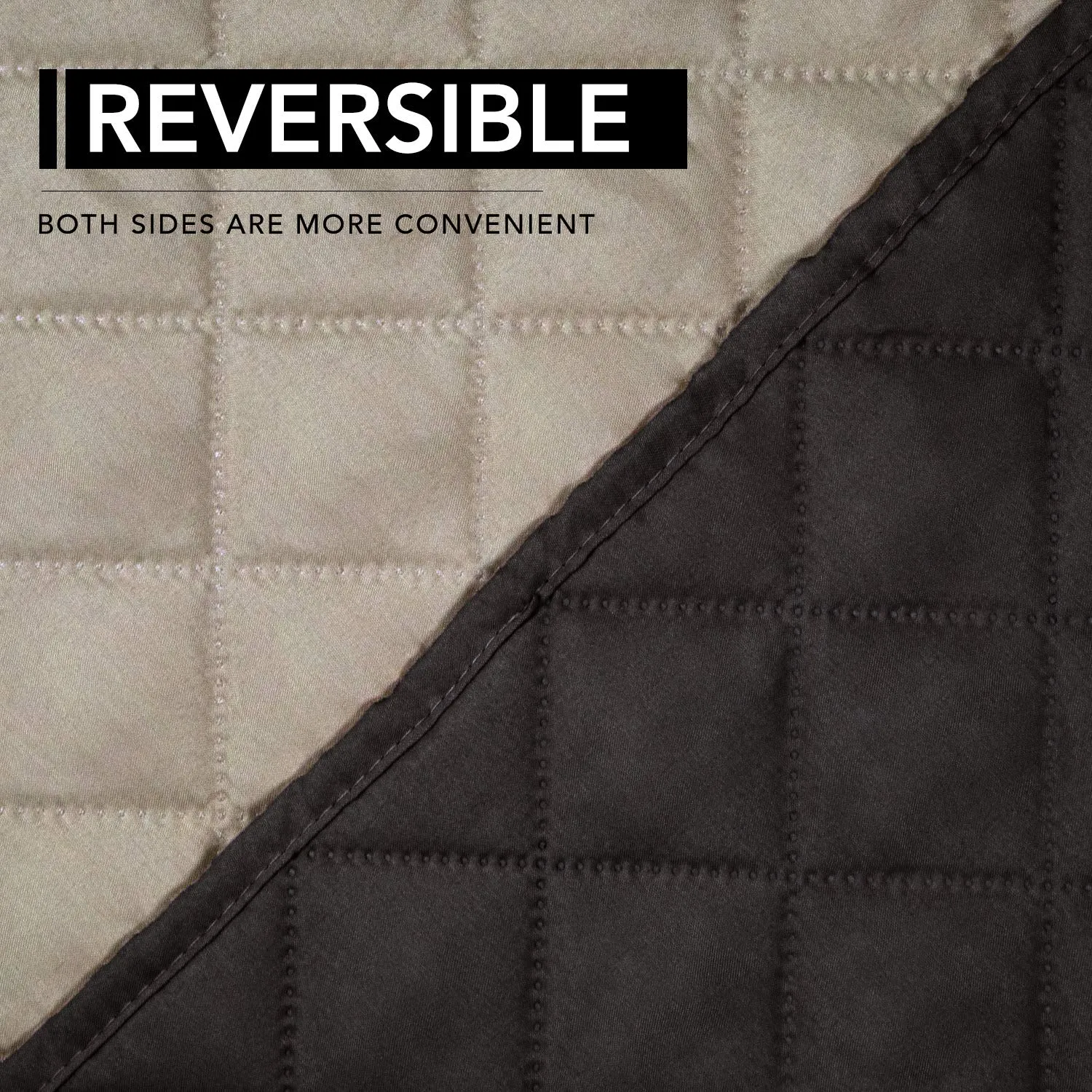 Easy-Going Fodera per Divano Reclinabile Oversize Reversibile Resistente all'Acqua con Cinghie Elastiche - immagine 5