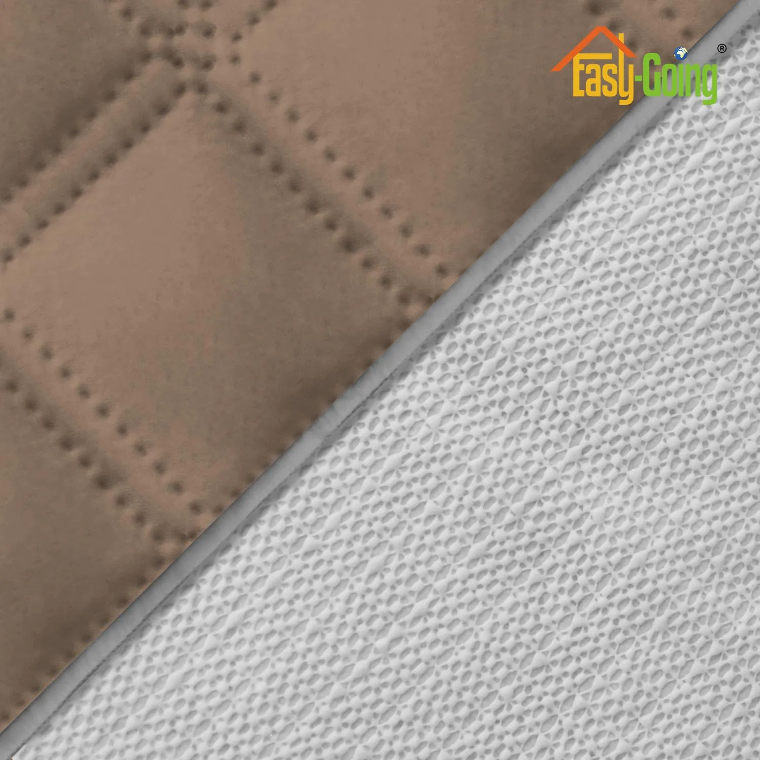 Easy-Going Copridivano per Sedia Impermeabile e Antiscivolo con Tasca, Colore Cammello - immagine 5