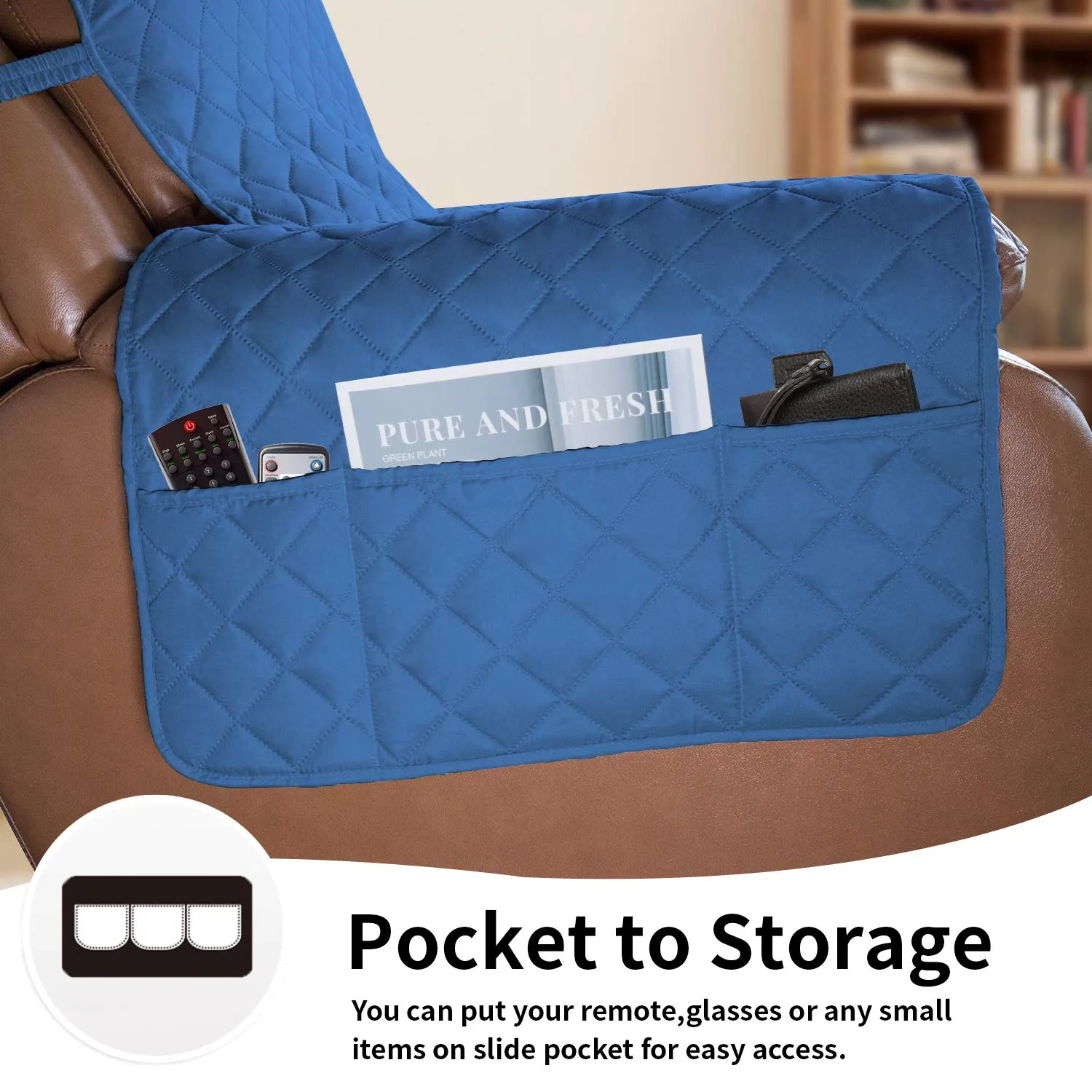Easy-Going Copridivano Reversibile per Poltrona Reclinabile Extra Large - immagine 3